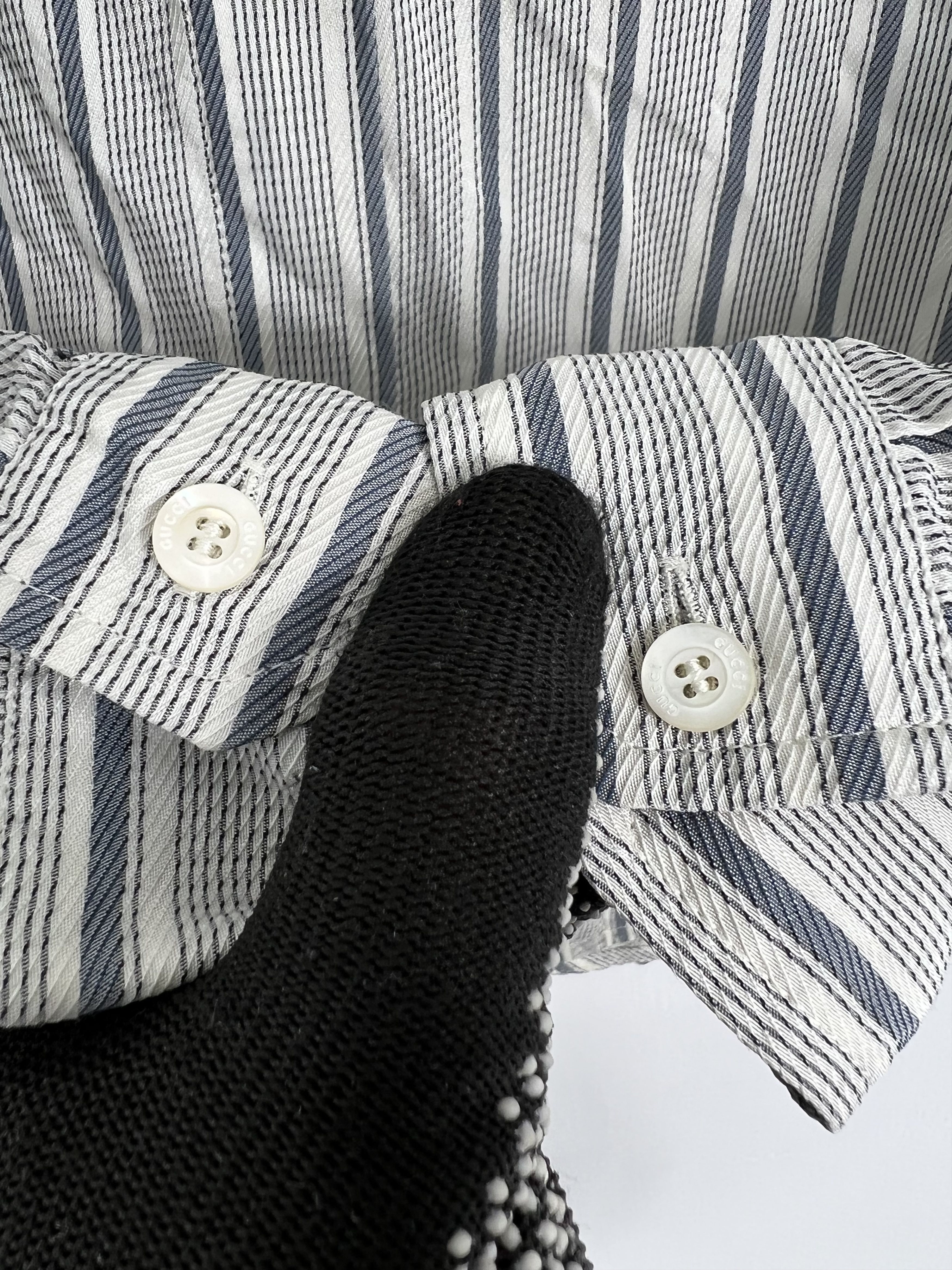 Gucci Gucci Striped Shirt (38) GTMPT083 Size XS / US 0-2 / IT 36-38 - 4 Thumbnail