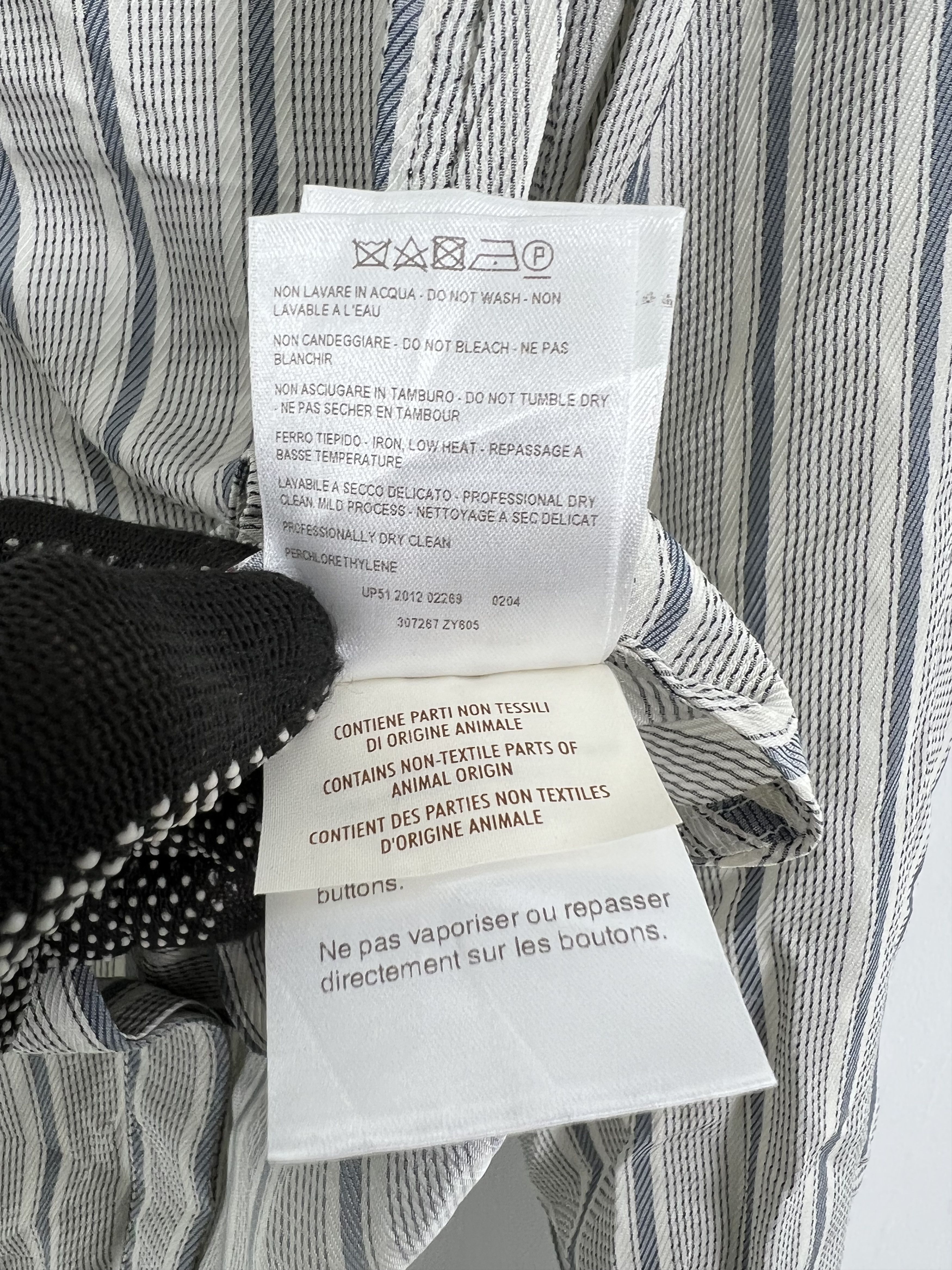 Gucci Gucci Striped Shirt (38) GTMPT083 Size XS / US 0-2 / IT 36-38 - 8 Thumbnail