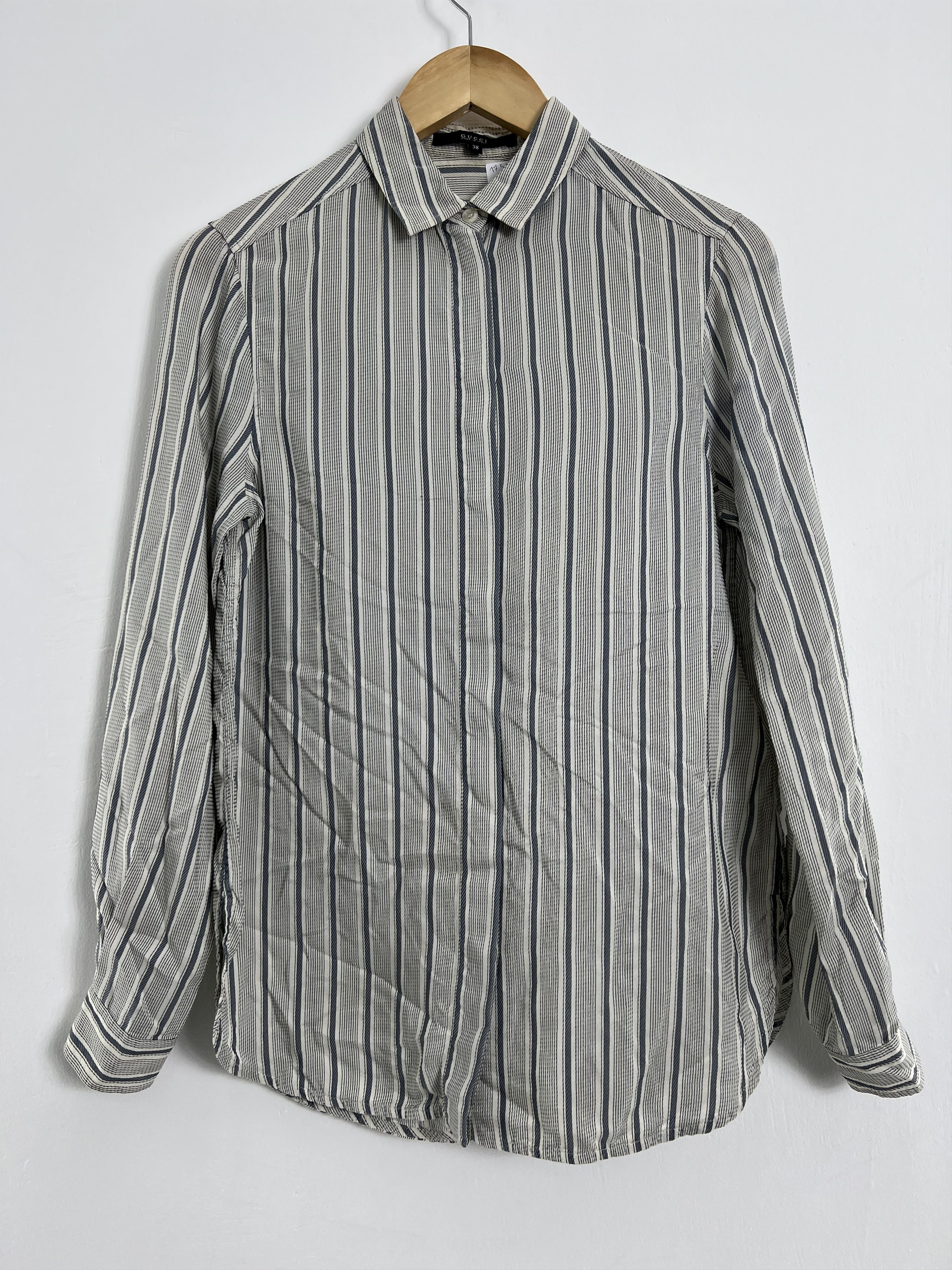 Gucci Gucci Striped Shirt (38) GTMPT083 Size XS / US 0-2 / IT 36-38 - 1 Thumbnail