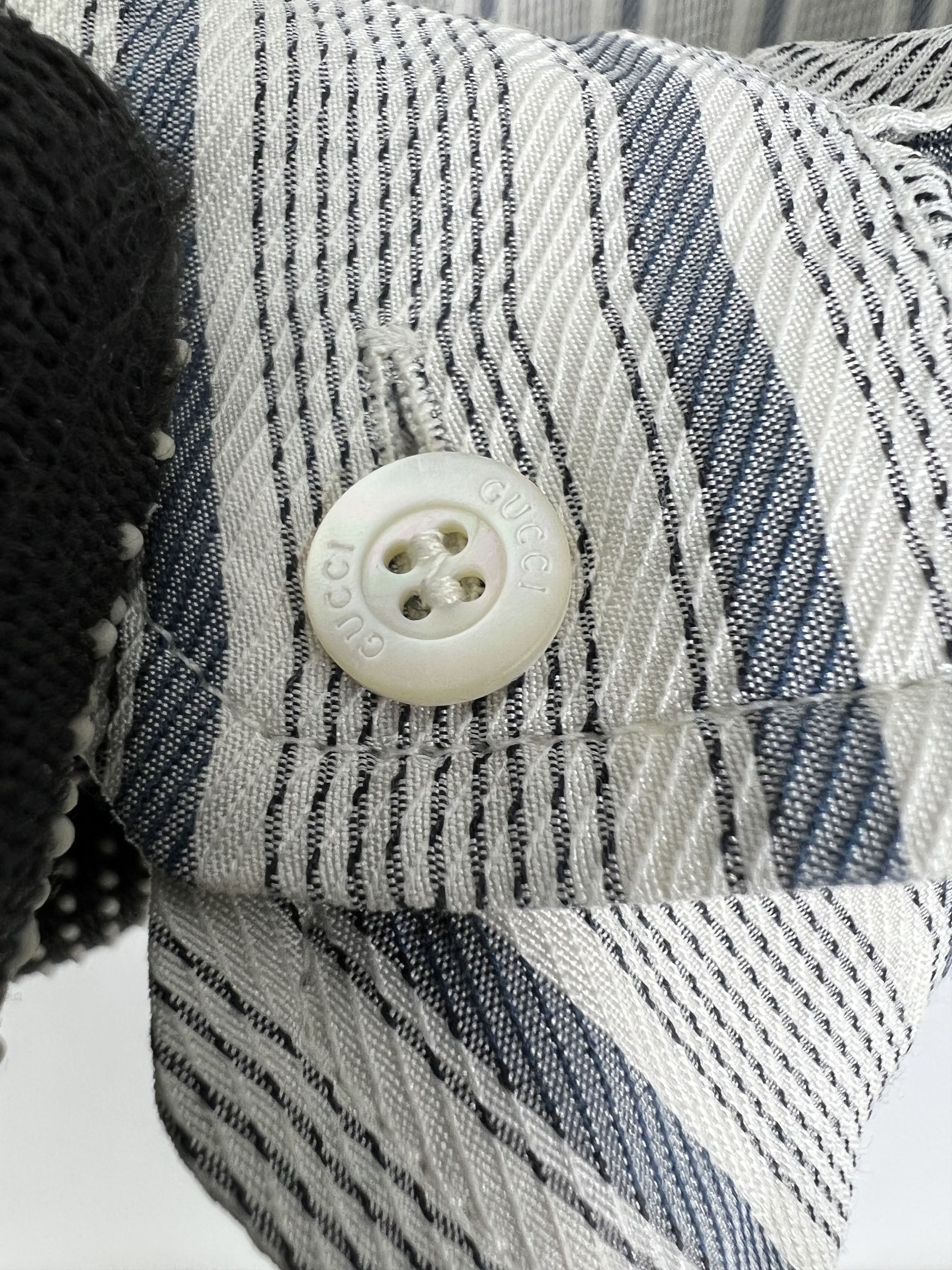 Gucci Gucci Striped Shirt (38) GTMPT083 Size XS / US 0-2 / IT 36-38 - 5 Thumbnail