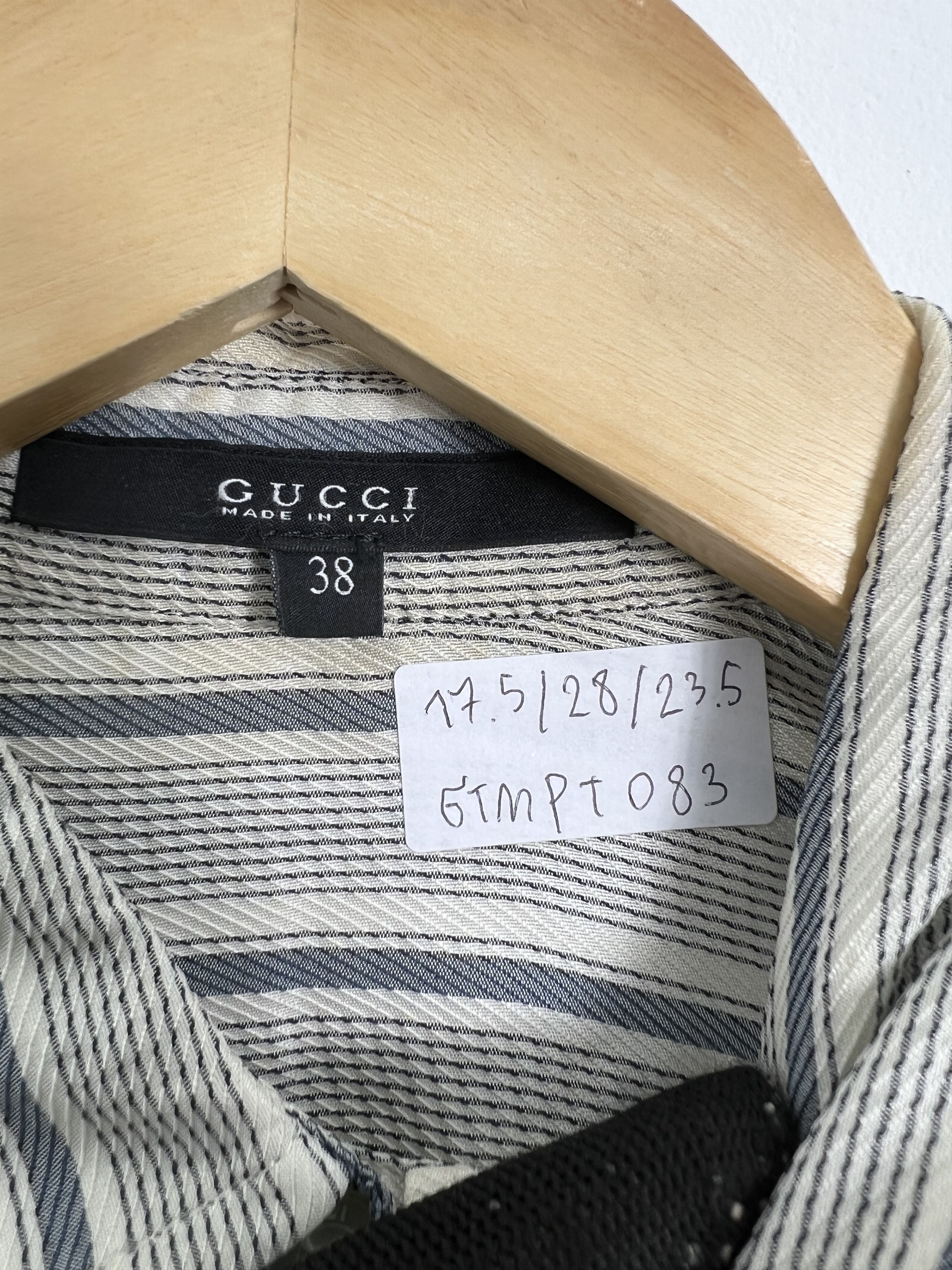 Gucci Gucci Striped Shirt (38) GTMPT083 Size XS / US 0-2 / IT 36-38 - 2 Thumbnail