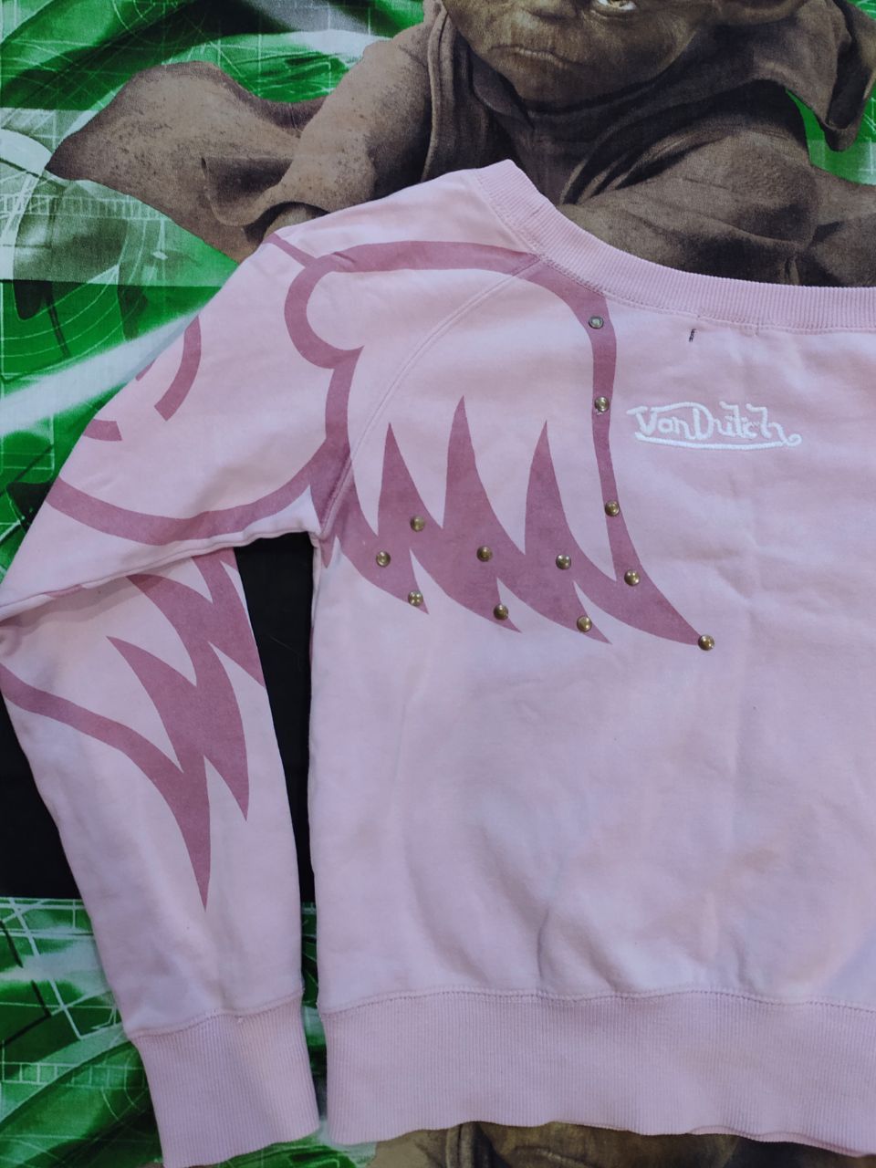 Vintage × Von Dutch Vintage Y2K Von Dutch originals crop top tatoo sweatshirt Size S / US 4 / IT 40 - 8 Thumbnail