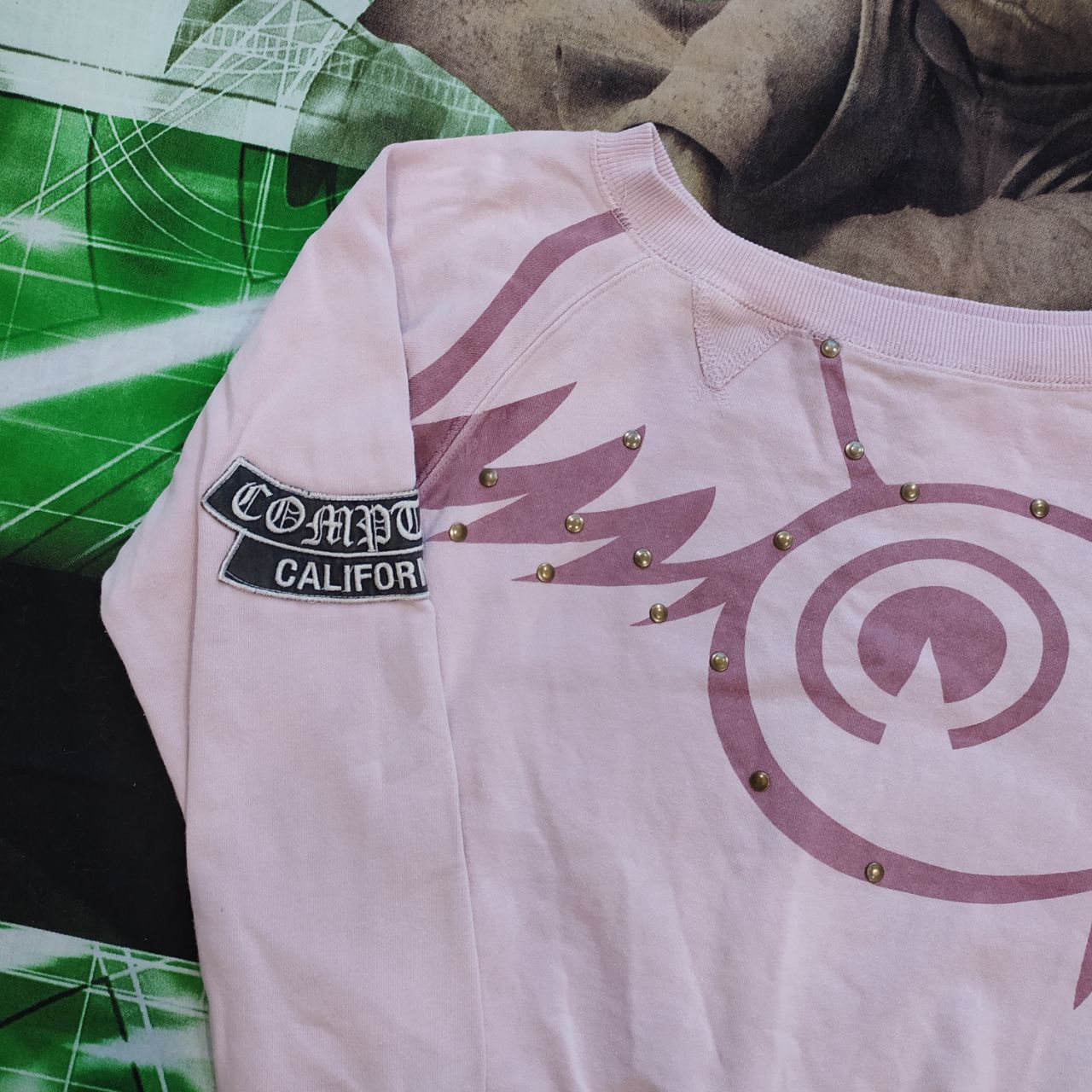 Vintage × Von Dutch Vintage Y2K Von Dutch originals crop top tatoo sweatshirt Size S / US 4 / IT 40 - 2 Thumbnail