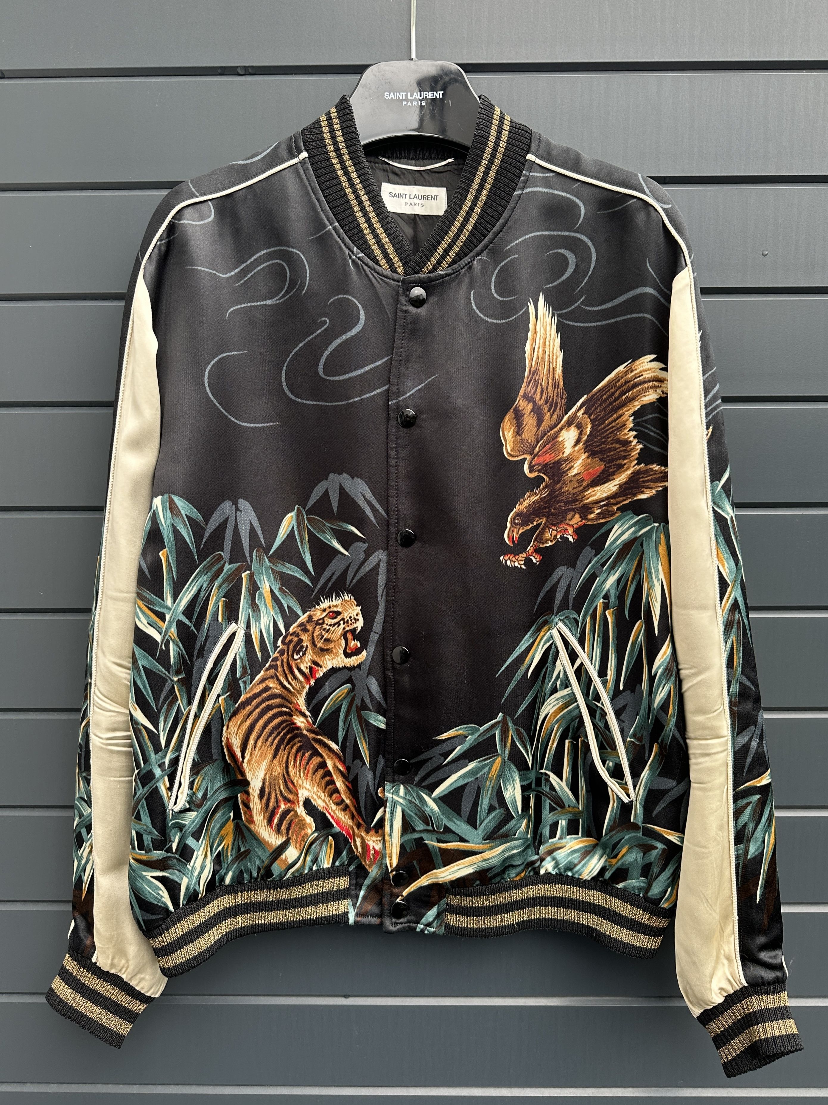 Saint laurent clearance tiger eagle jacket