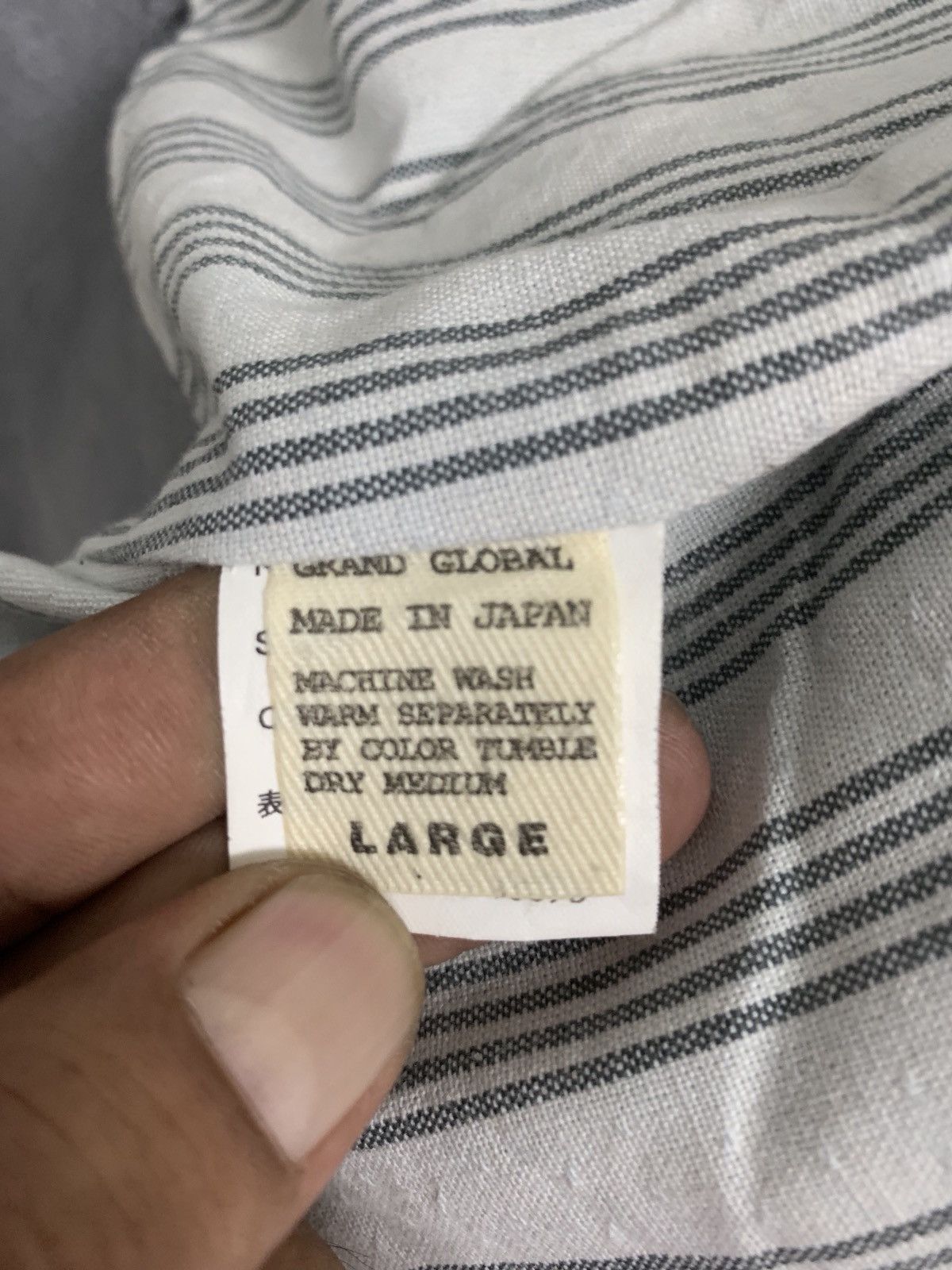 Designer × Japanese Brand Grand Global Japan Motorcycle Zipper Jacket Size US L / EU 52-54 / 3 - 8 Thumbnail