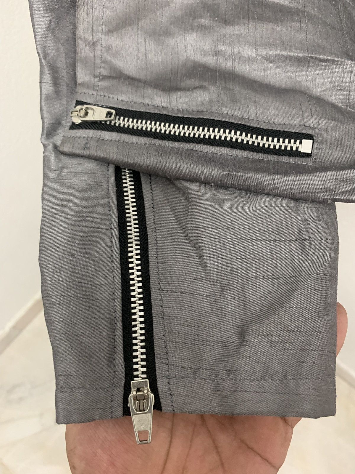 Designer × Japanese Brand Grand Global Japan Motorcycle Zipper Jacket Size US L / EU 52-54 / 3 - 4 Thumbnail