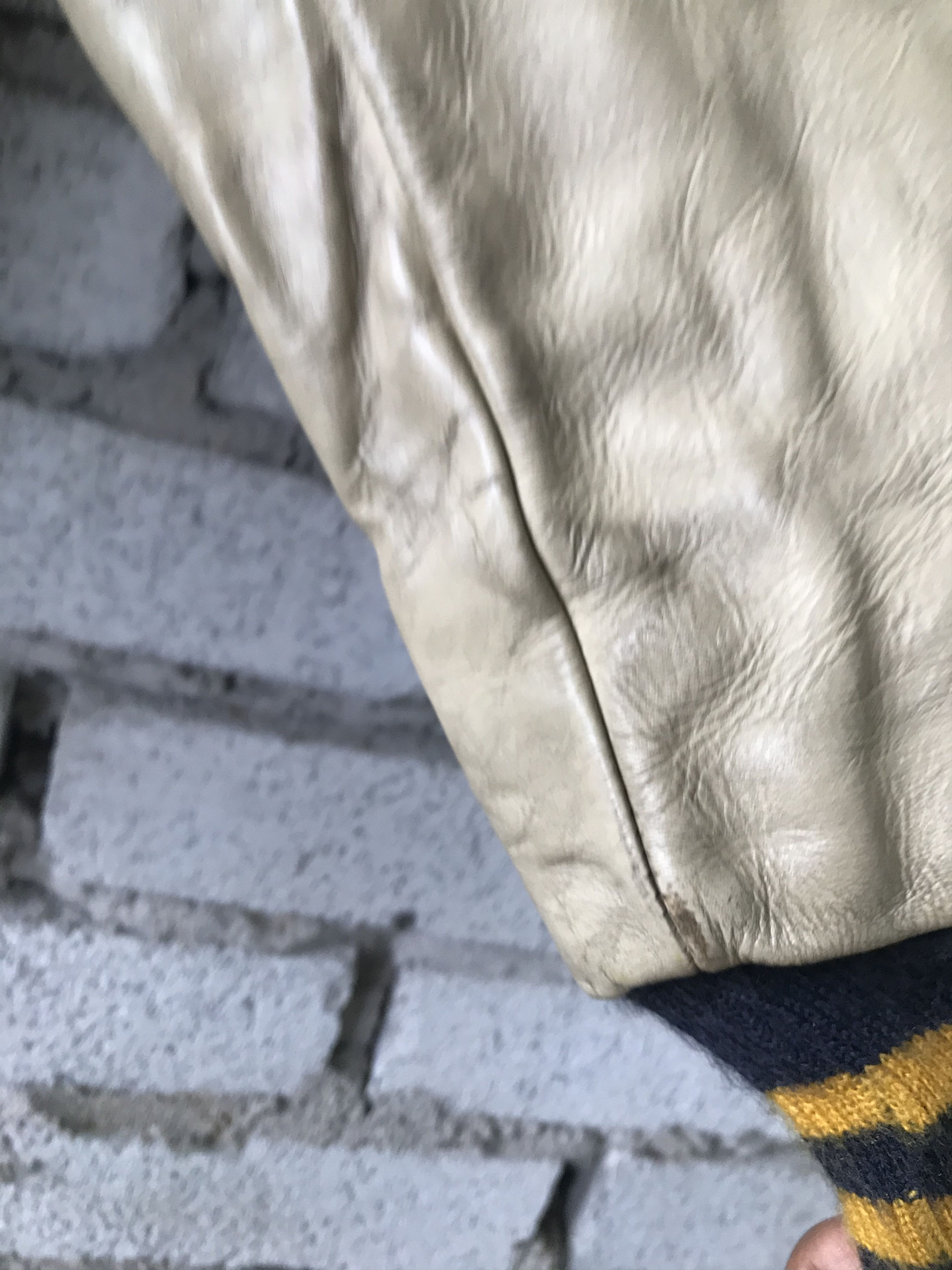 Other Vintage Golden Thread Varsity Jacket Cowhide Leather Sleeves Size US M / EU 48-50 / 2 - 5 Thumbnail