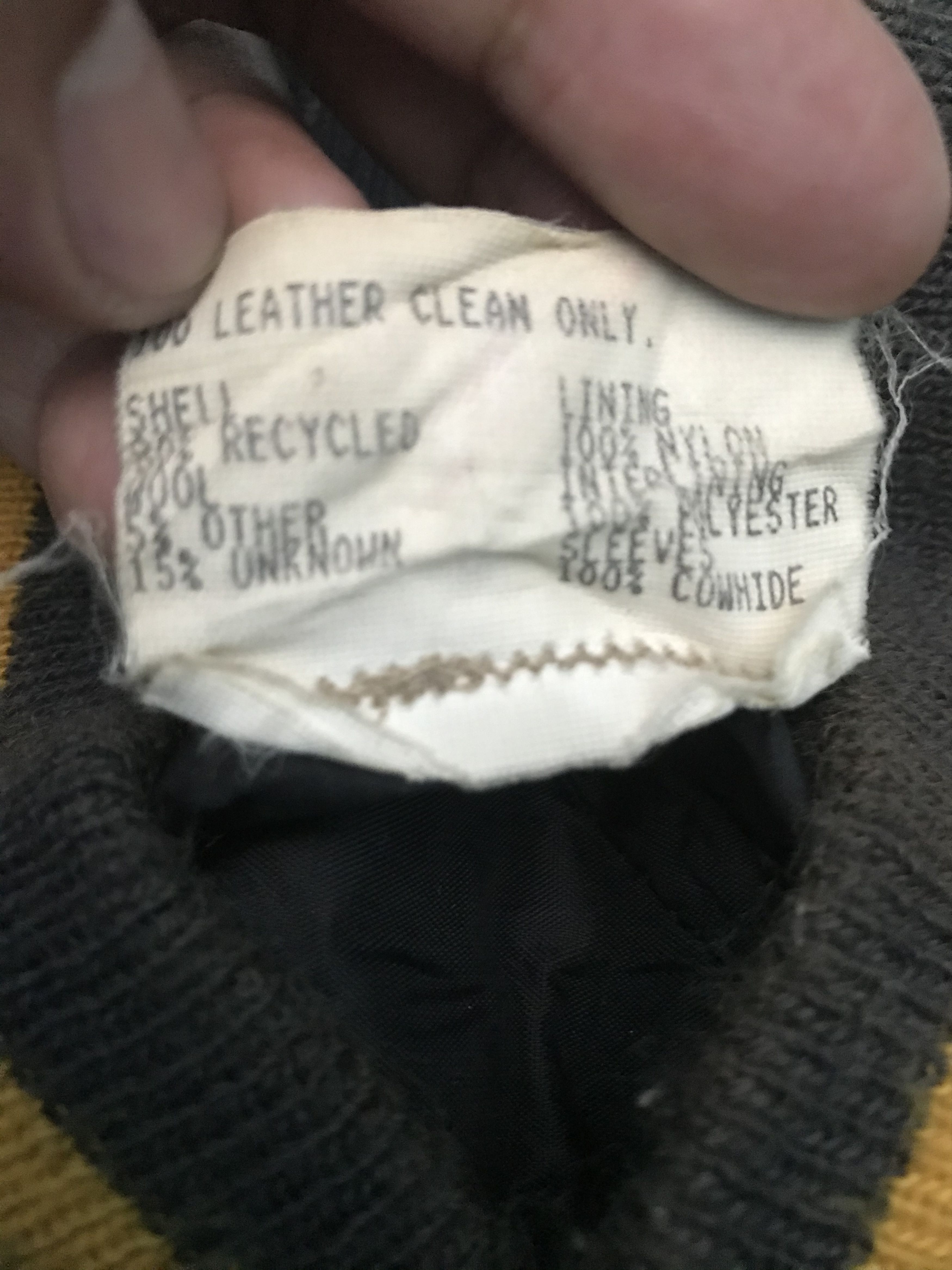 Other Vintage Golden Thread Varsity Jacket Cowhide Leather Sleeves Size US M / EU 48-50 / 2 - 12 Thumbnail