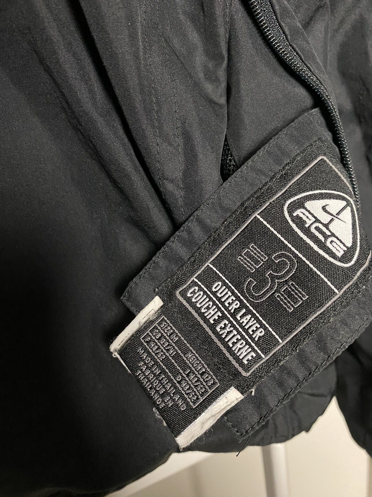 Nike × Nike ACG × Vintage Nike ACG jacket vintage reversible fleece black 2000s Size US M / EU 48-50 / 2 - 7 Thumbnail