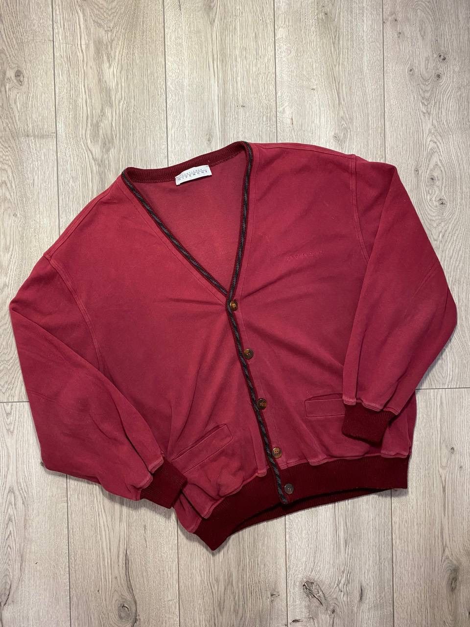 Givenchy Vintage Givenchy embroidery small logo cardigan Size US L / EU 52-54 / 3 - 1 Thumbnail