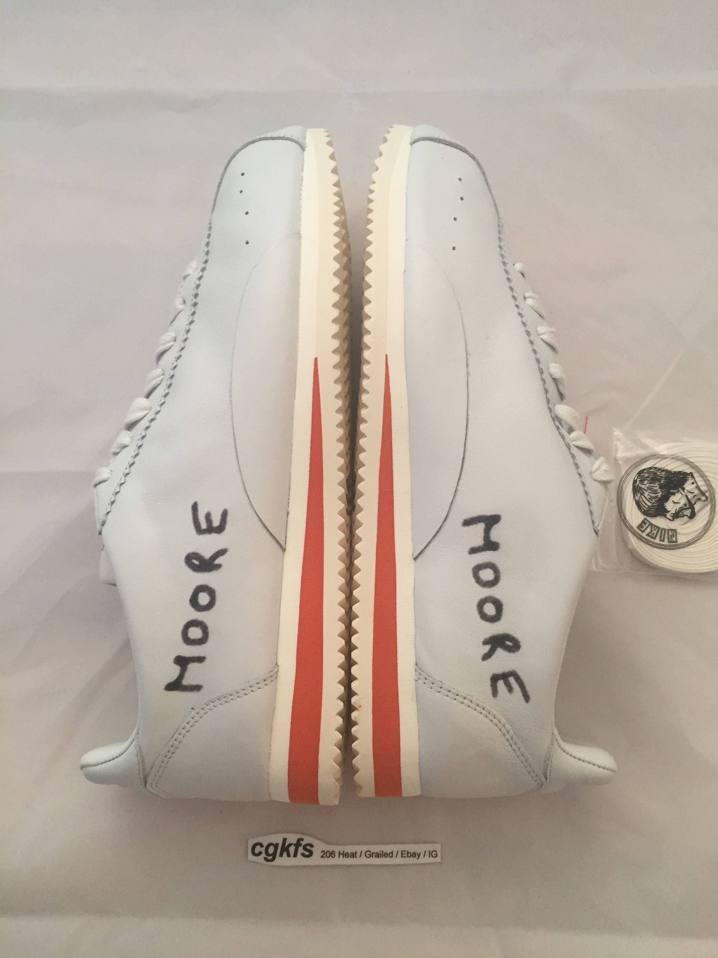 Nike Classic Cortez KM QS Kenny Moore Track Spike Off White Size US 11 / EU 44 - 6 Thumbnail