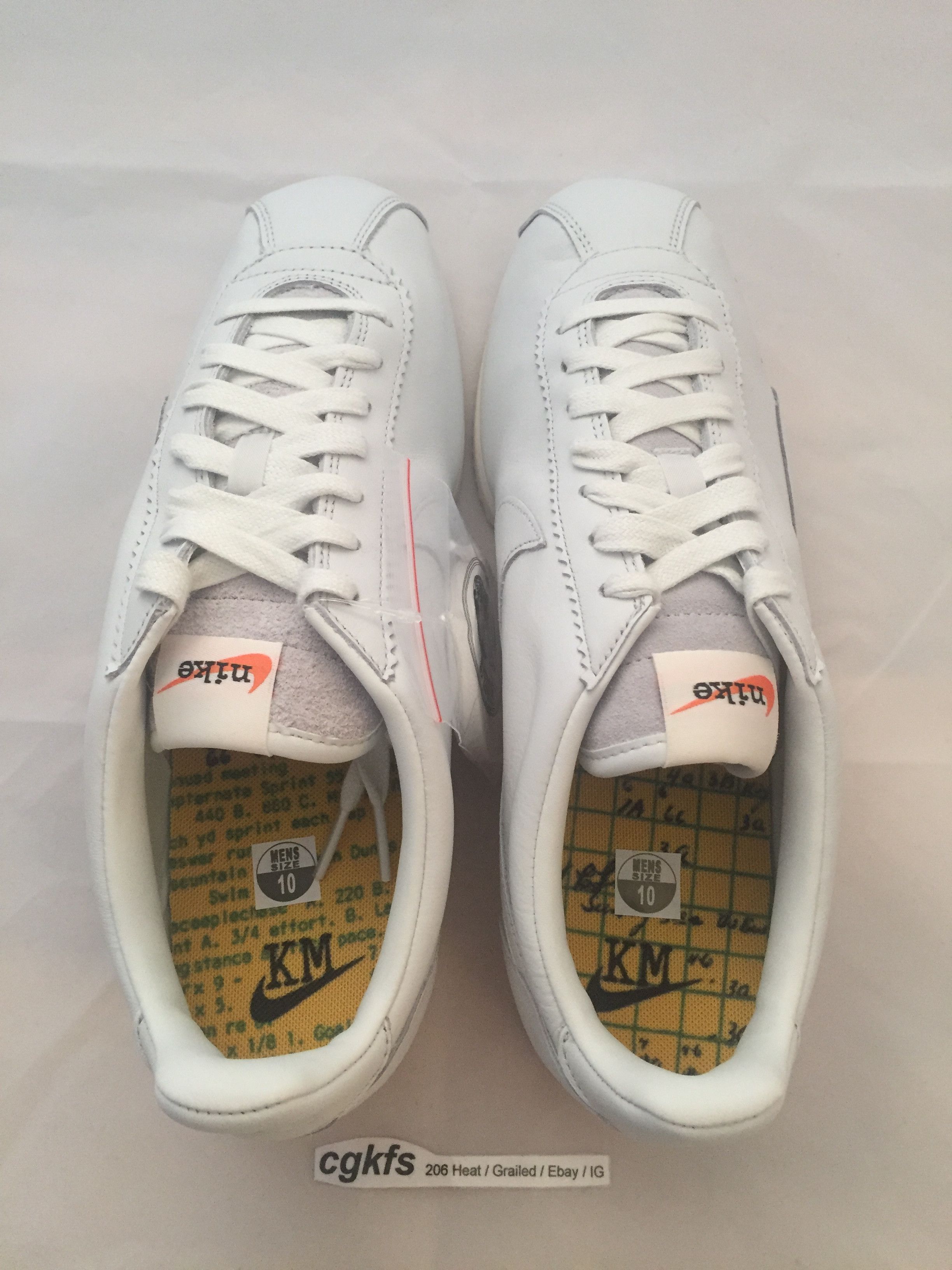 Nike Classic Cortez KM QS Kenny Moore Track Spike Off White Size US 11 / EU 44 - 5 Thumbnail