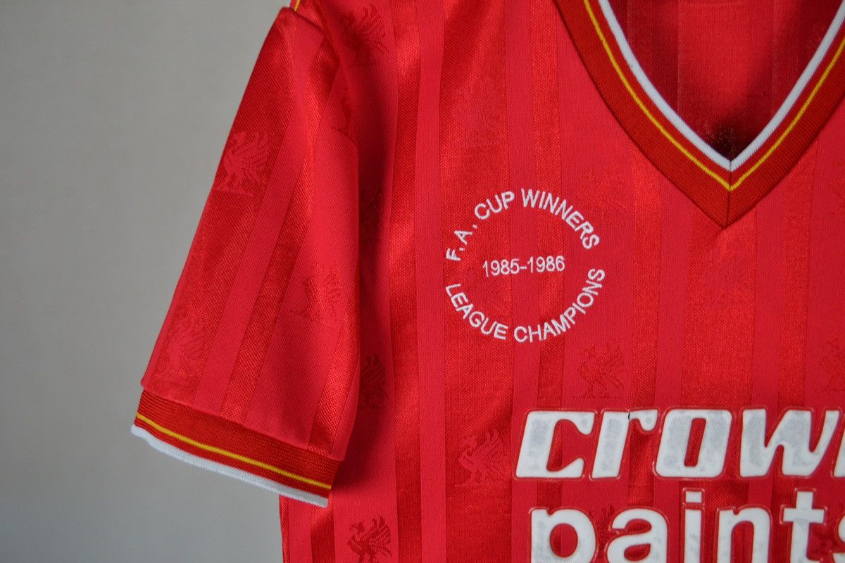 Other LIVERPOOL FC 1985 1986 FA CUP RETRO Soccer football JERSEY Size US S / EU 44-46 / 1 - 6 Thumbnail