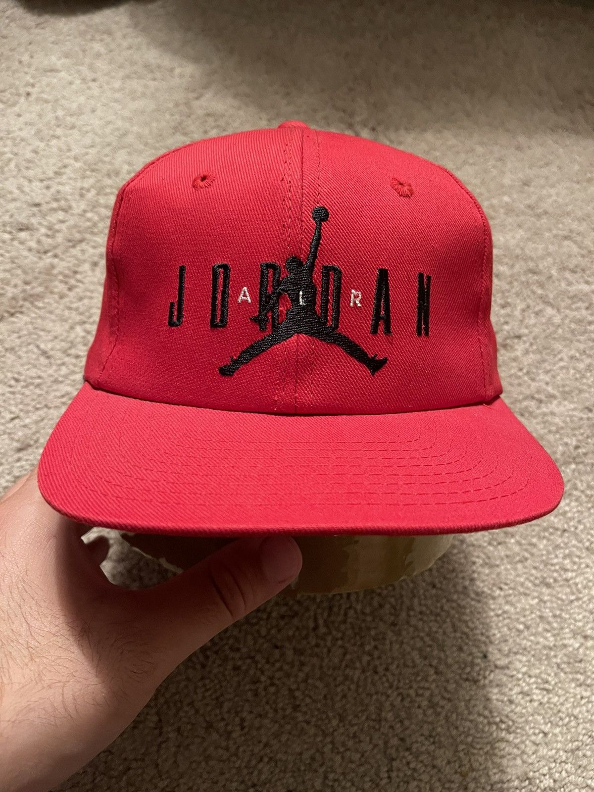 Vintage 90s Nike Air Jordan Jumpman SnapBack Red Bull’s