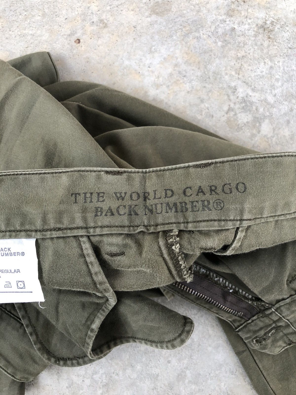 Japanese Brand Back number world cargo pants tatical Size US 29 - 7 Thumbnail