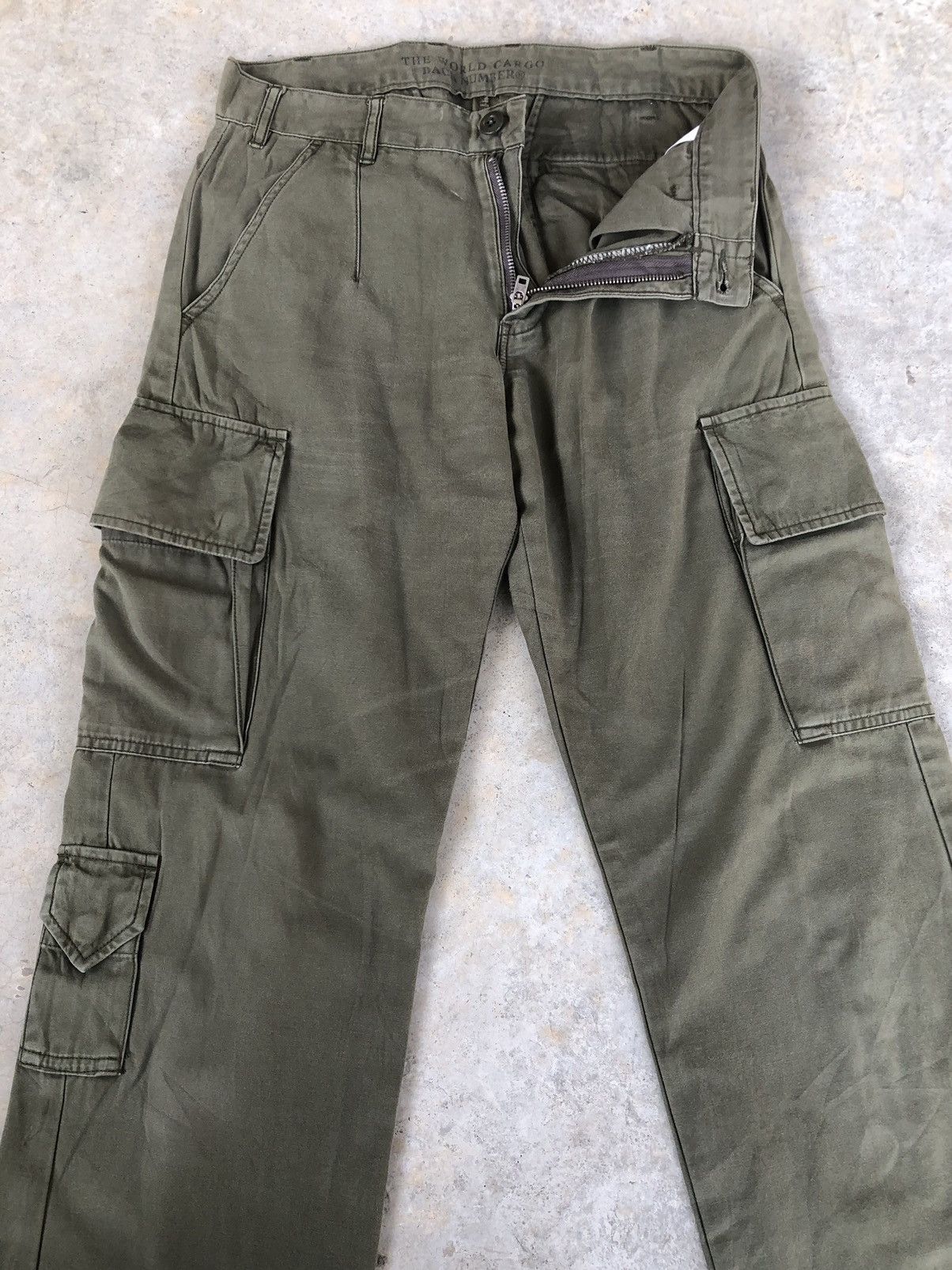 Japanese Brand Back number world cargo pants tatical Size US 29 - 2 Thumbnail