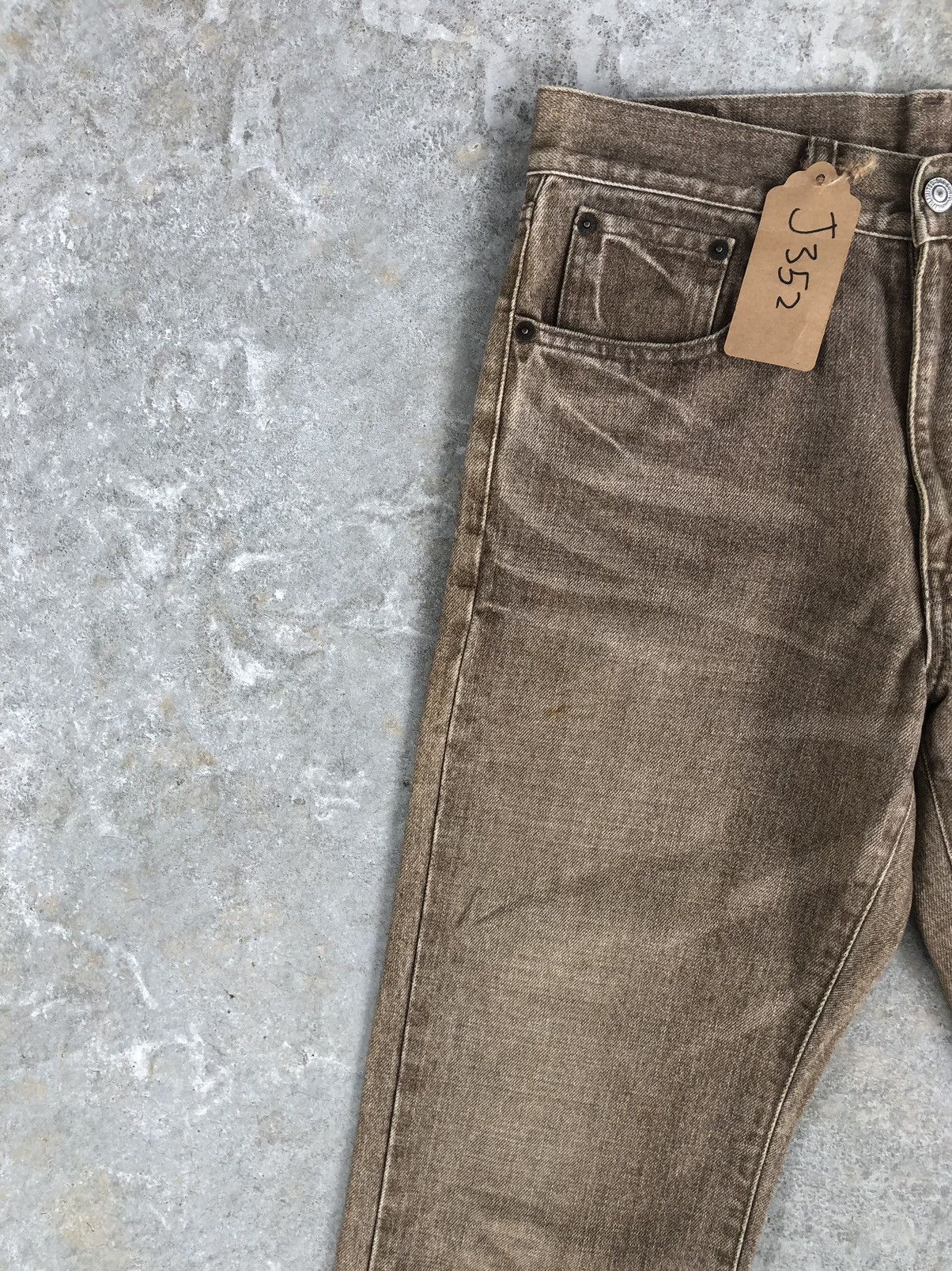 If Six Was Nine Bobson Distressed Jeans Straight Fit Size US 30 / EU 46 - 4 Thumbnail