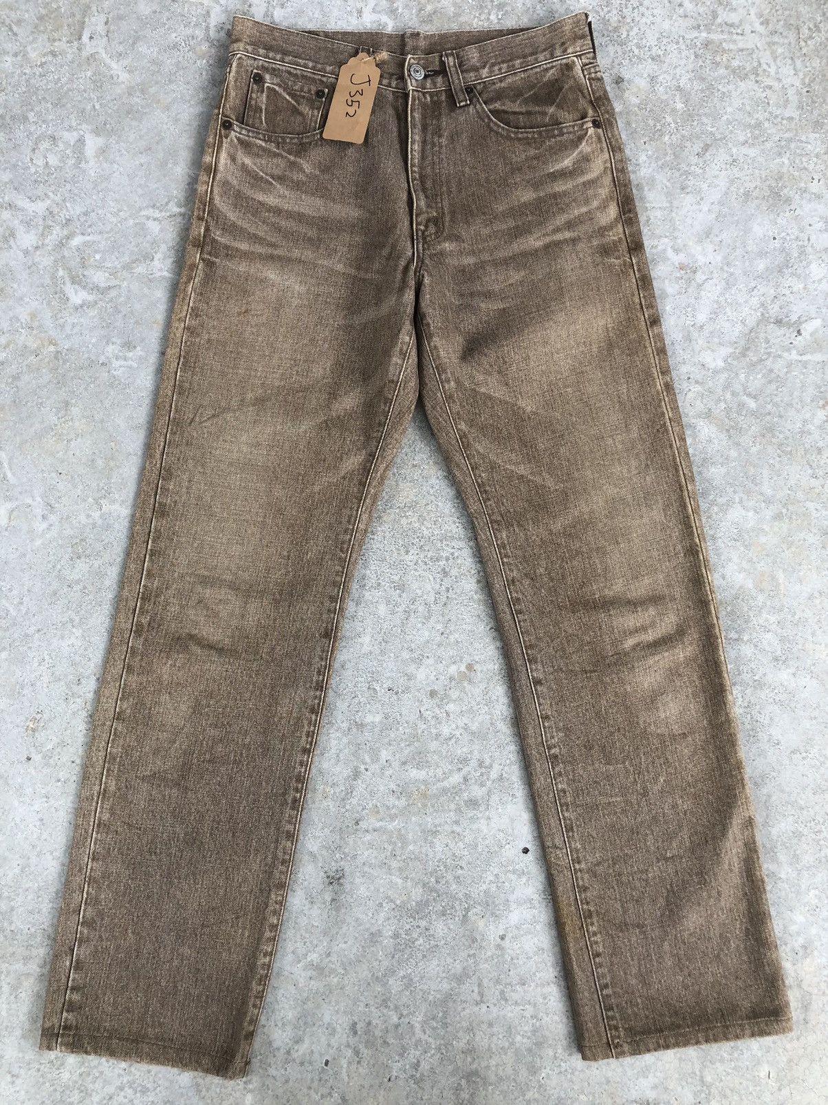 If Six Was Nine Bobson Distressed Jeans Straight Fit Size US 30 / EU 46 - 1 Thumbnail