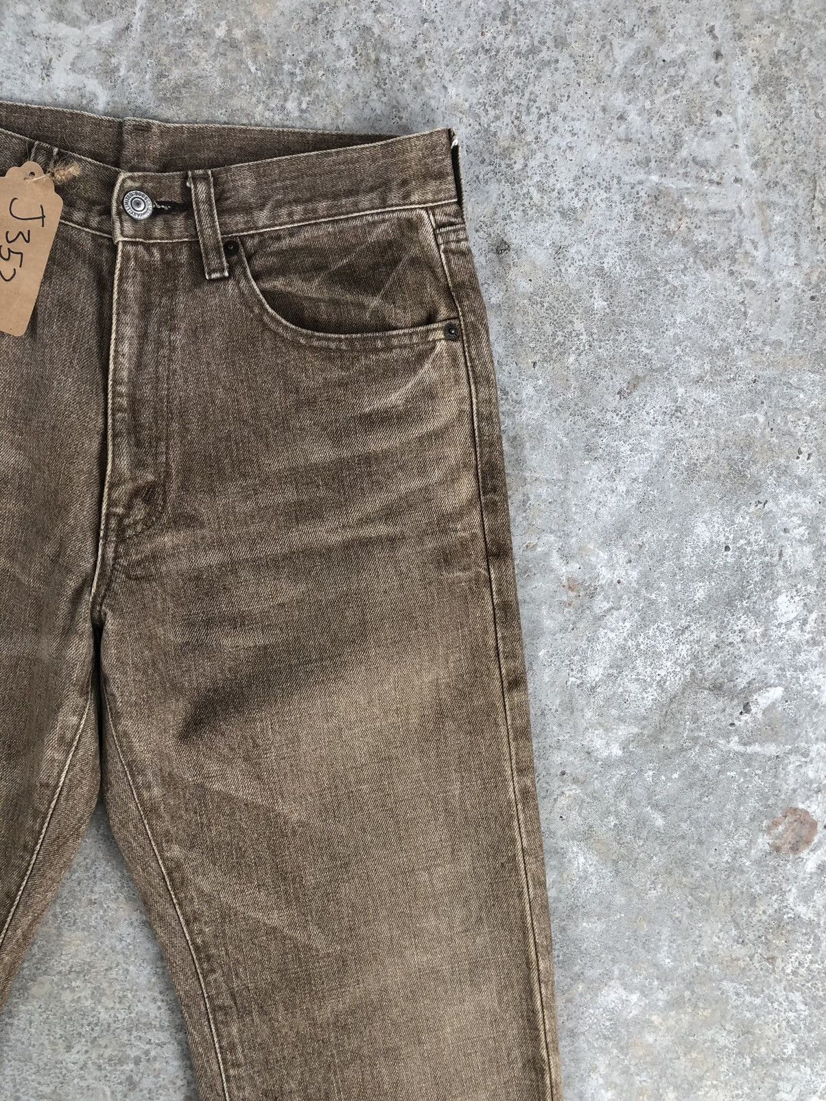 If Six Was Nine Bobson Distressed Jeans Straight Fit Size US 30 / EU 46 - 5 Thumbnail