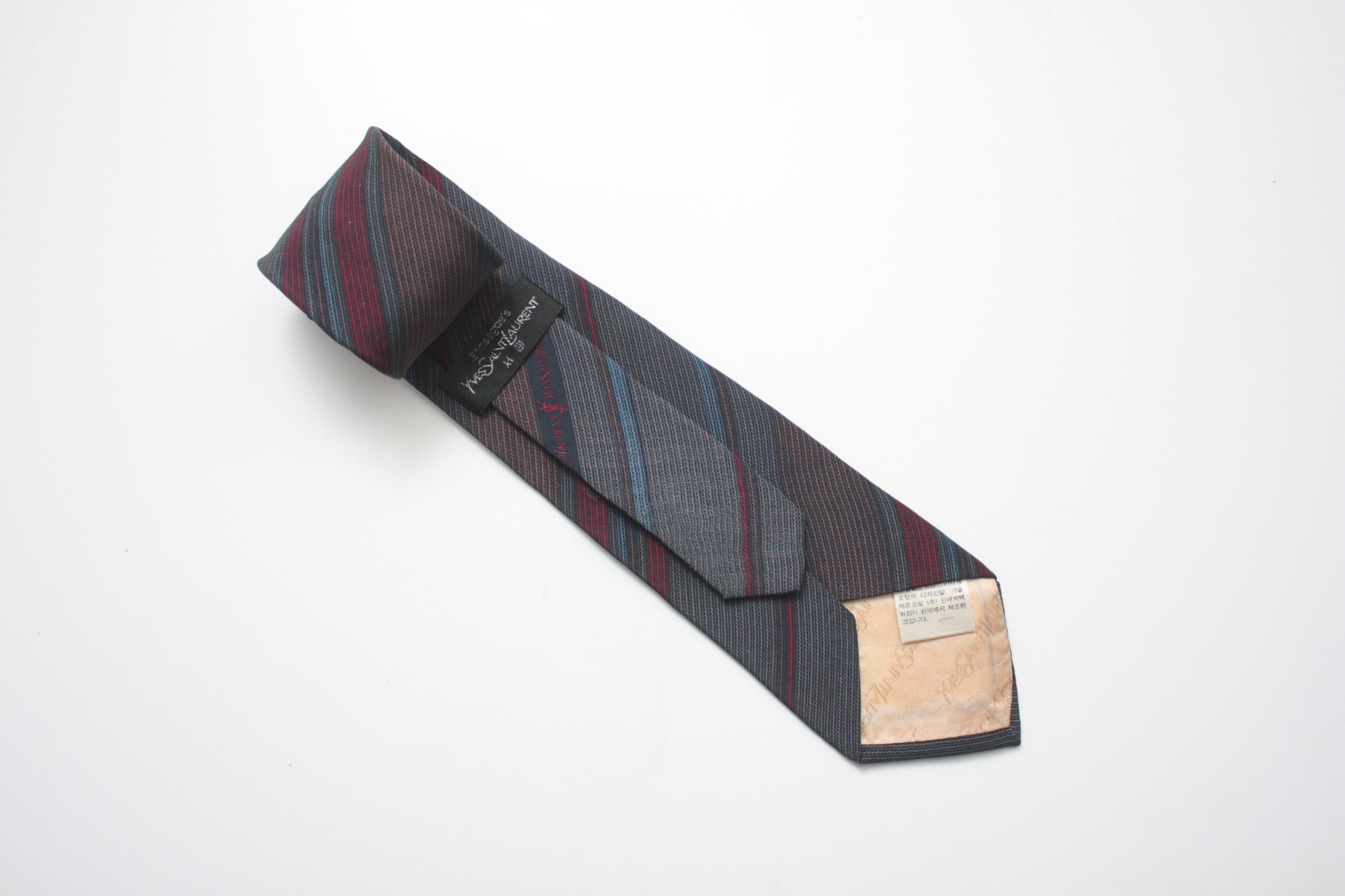 Yves Saint Laurent Yves Saint Laurent Vintage Silk Tie Size ONE SIZE - 2 Thumbnail
