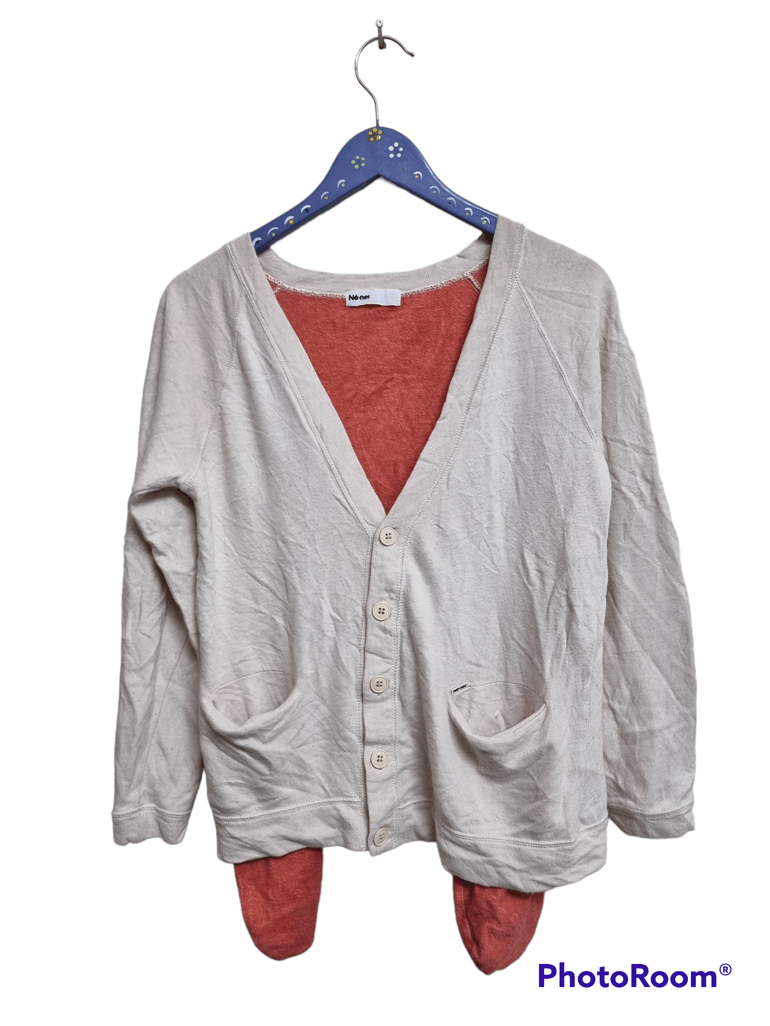Issey Miyake Ne-net long pocket cardigan