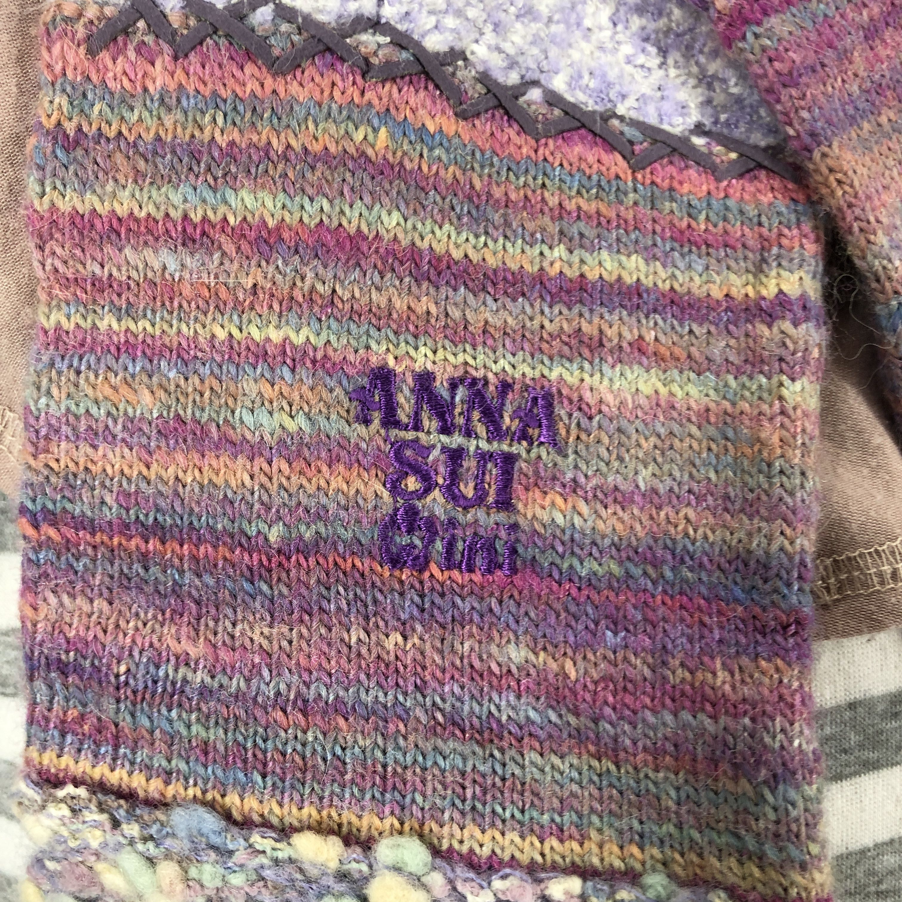 Anna Sui ANNA SUI Muffler Scarf #0860/AG Size ONE SIZE - 3 Thumbnail
