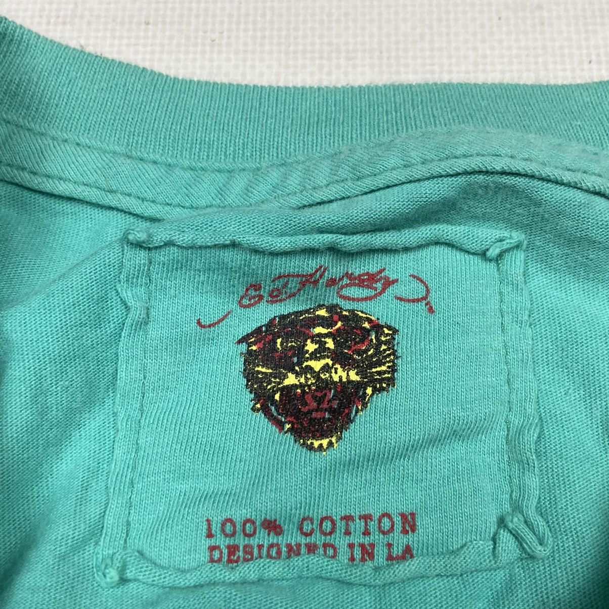 Christian Audigier ED HARDY Y2K RETRO PUNK SWAROVSKI RARE TOP TANK - 869 Size XL / US 12-14 / IT 48-50 - 10 Thumbnail