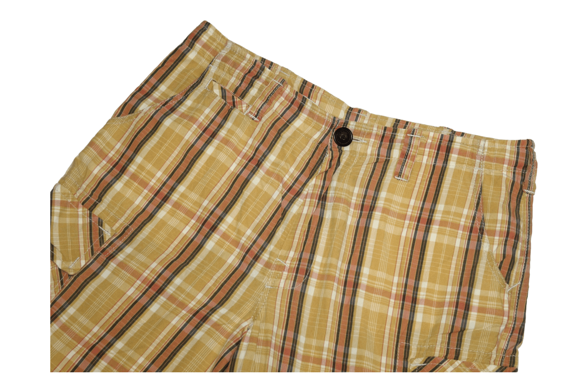 True Religion True Religion Madras Bermuda Cargo Shorts Size US 34 / EU 50 - 2 Thumbnail