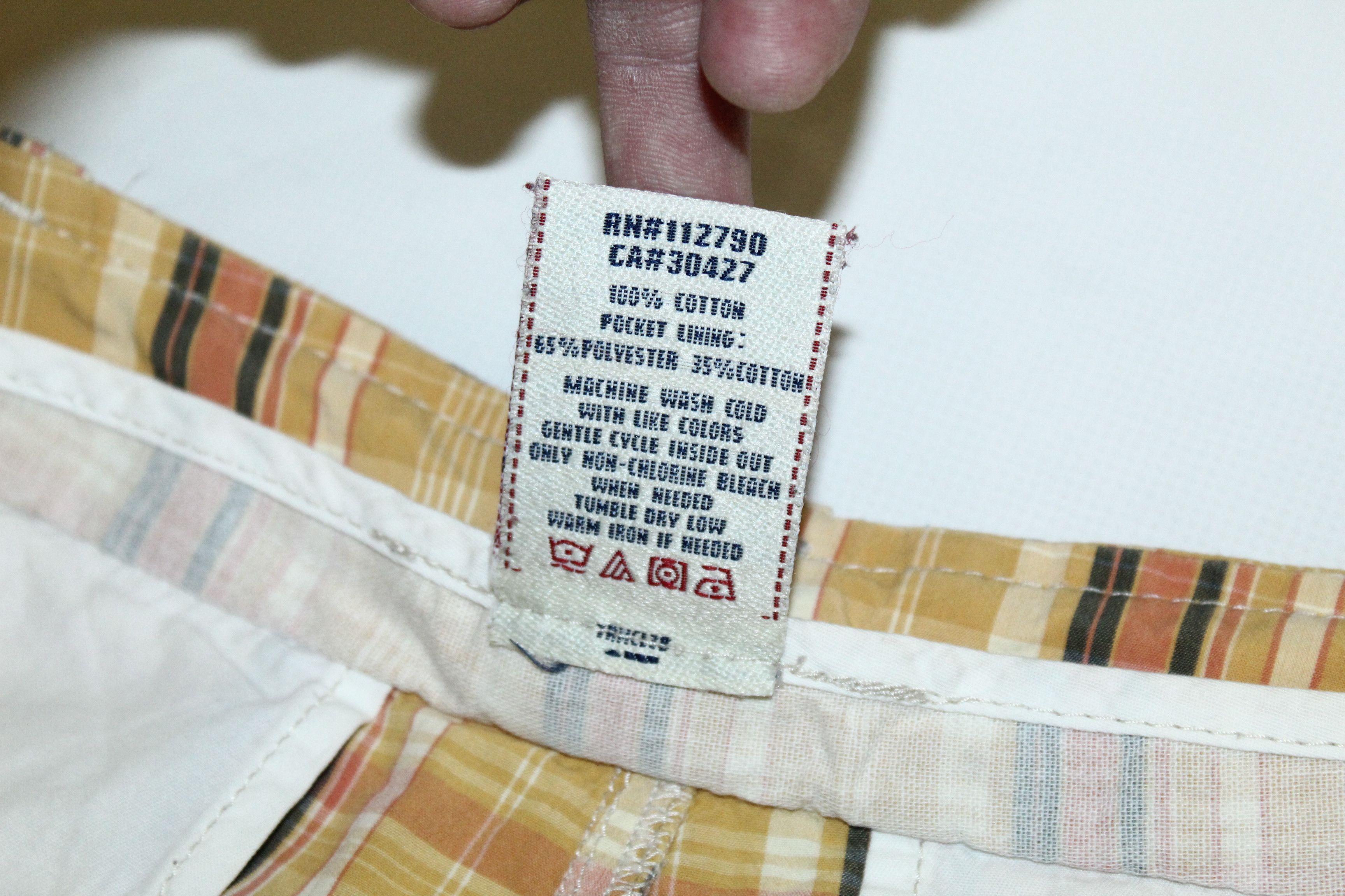 True Religion True Religion Madras Bermuda Cargo Shorts Size US 34 / EU 50 - 6 Thumbnail