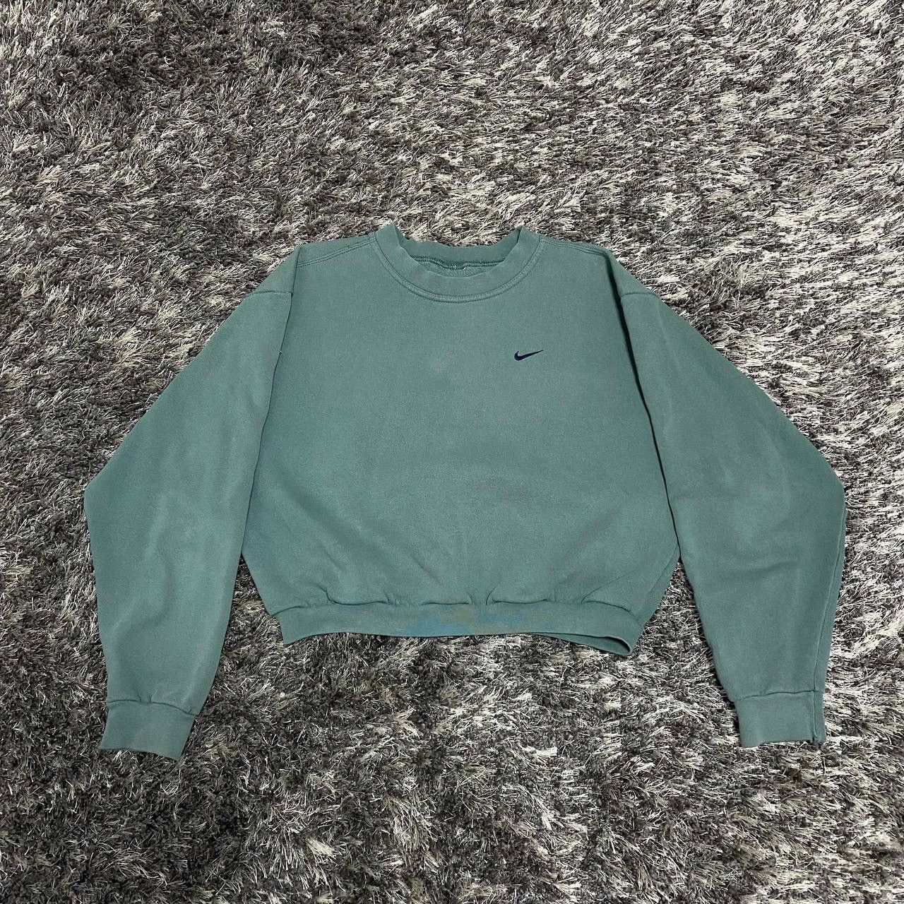 Nike 1990s VERY RARE CROPPED FADED NIKE SWEATSHIRT MINI ♻️SWOOSH Size US S / EU 44-46 / 1 - 2 Thumbnail