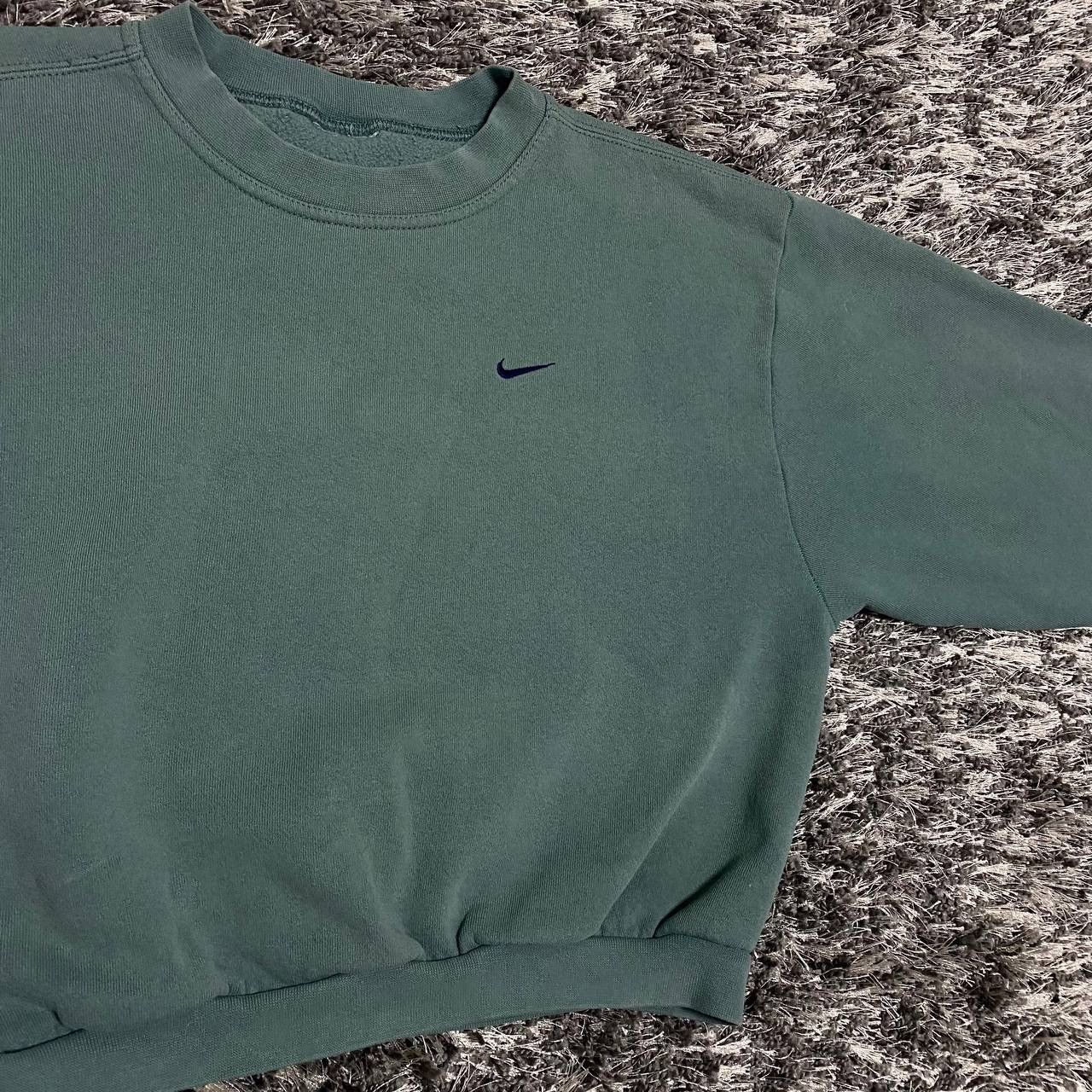 Nike 1990s VERY RARE CROPPED FADED NIKE SWEATSHIRT MINI ♻️SWOOSH Size US S / EU 44-46 / 1 - 3 Thumbnail