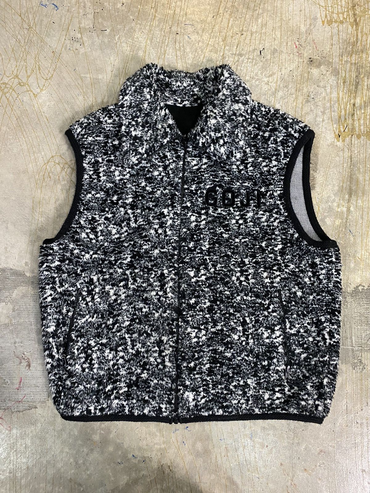 Japanese Brand 90s GOJI Japan black panther embroidered fleece Size US M / EU 48-50 / 2 - 6 Thumbnail