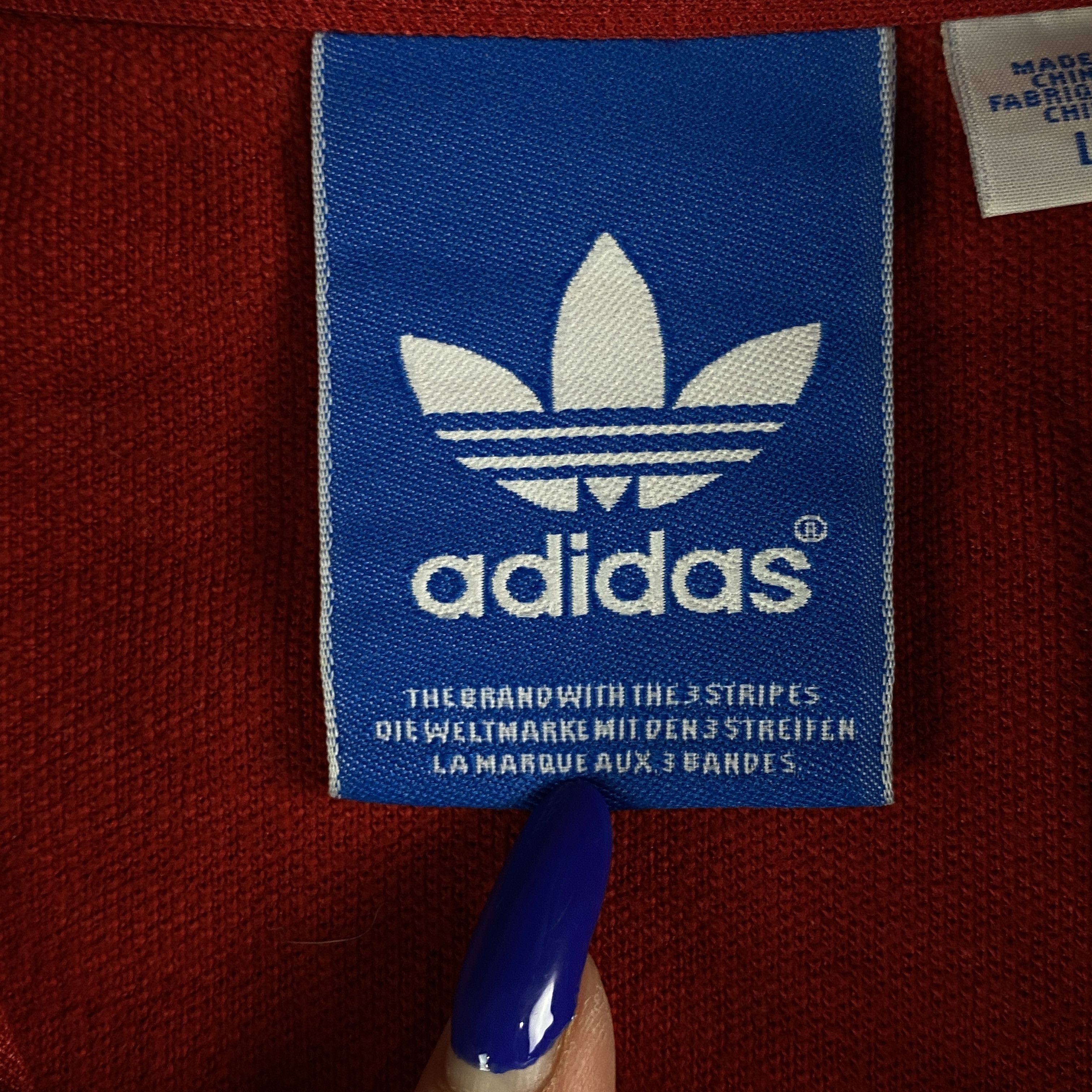 Adidas × Vintage Mens Bomber Jacket Adidas Originals Vintage Size L Size US L / EU 52-54 / 3 - 4 Thumbnail
