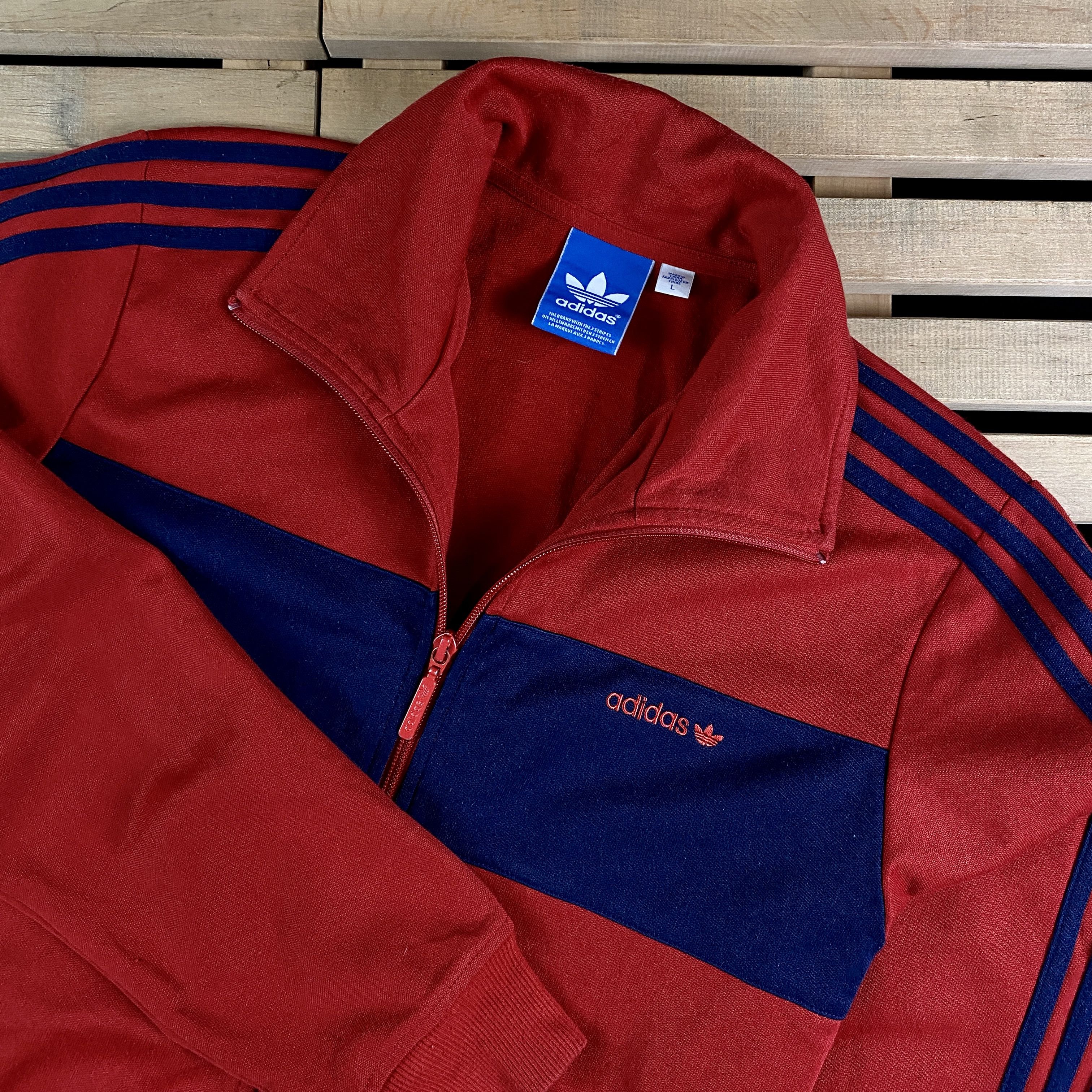 Adidas × Vintage Mens Bomber Jacket Adidas Originals Vintage Size L Size US L / EU 52-54 / 3 - 2 Thumbnail