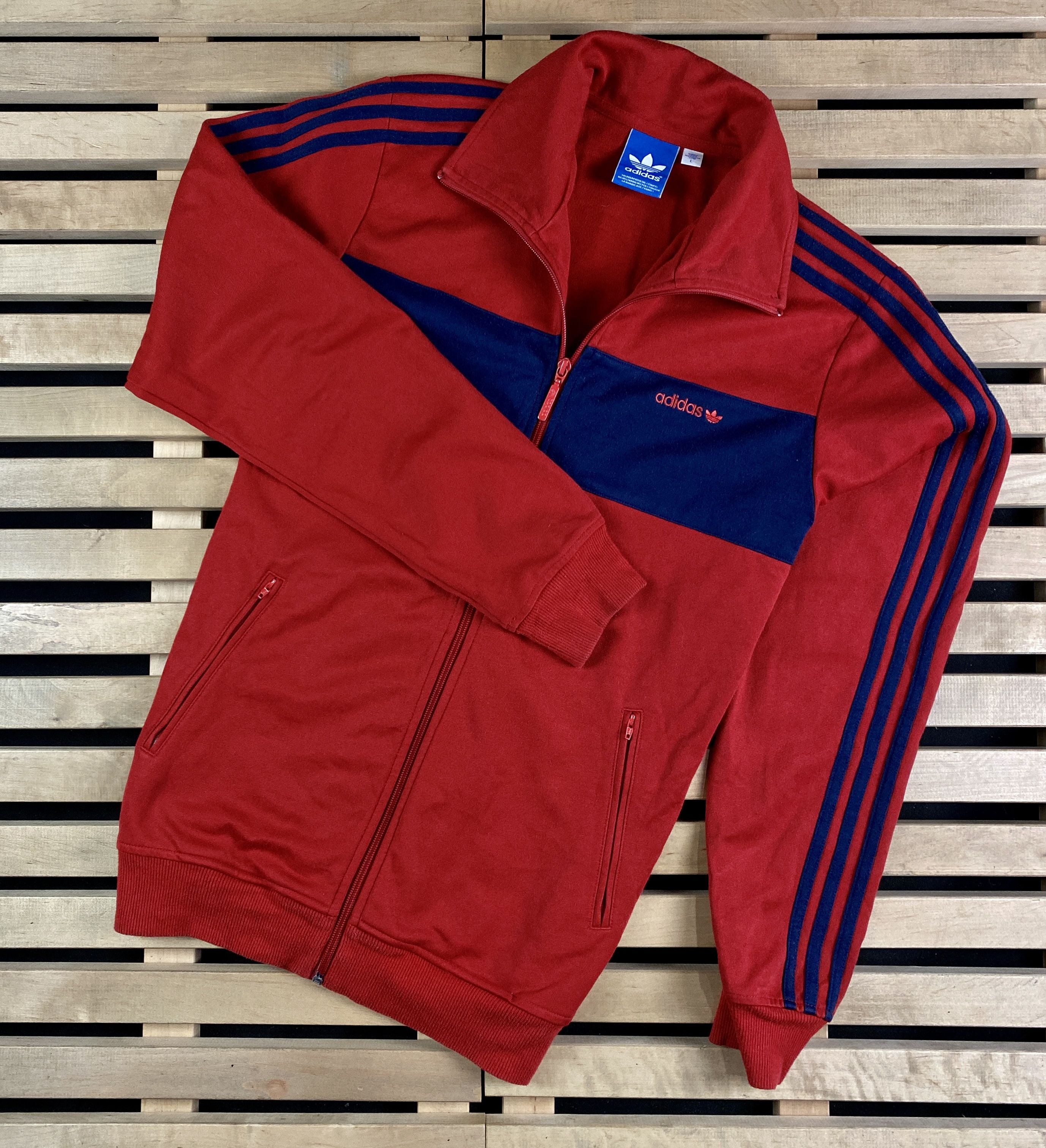 Adidas × Vintage Mens Bomber Jacket Adidas Originals Vintage Size L Size US L / EU 52-54 / 3 - 1 Thumbnail
