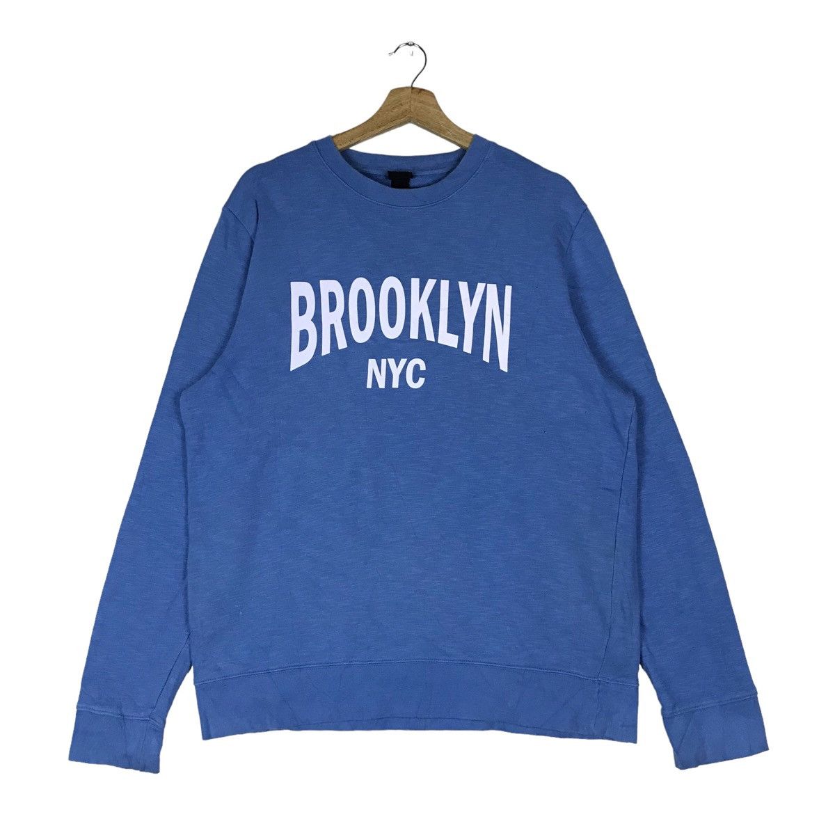 H&M Hennes and Mauritz H&M Brooklyn NYC Spell Out Pullover Size US L / EU 52-54 / 3 - 1 Preview