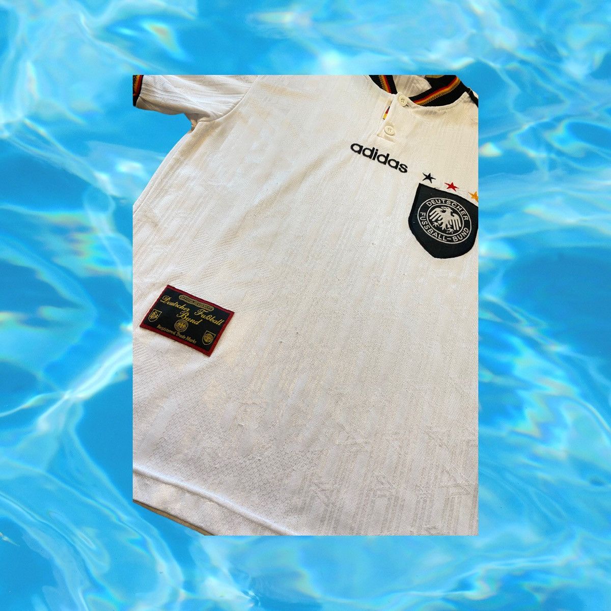 1996-98 Germany Home Football Shirt Mundial Euro