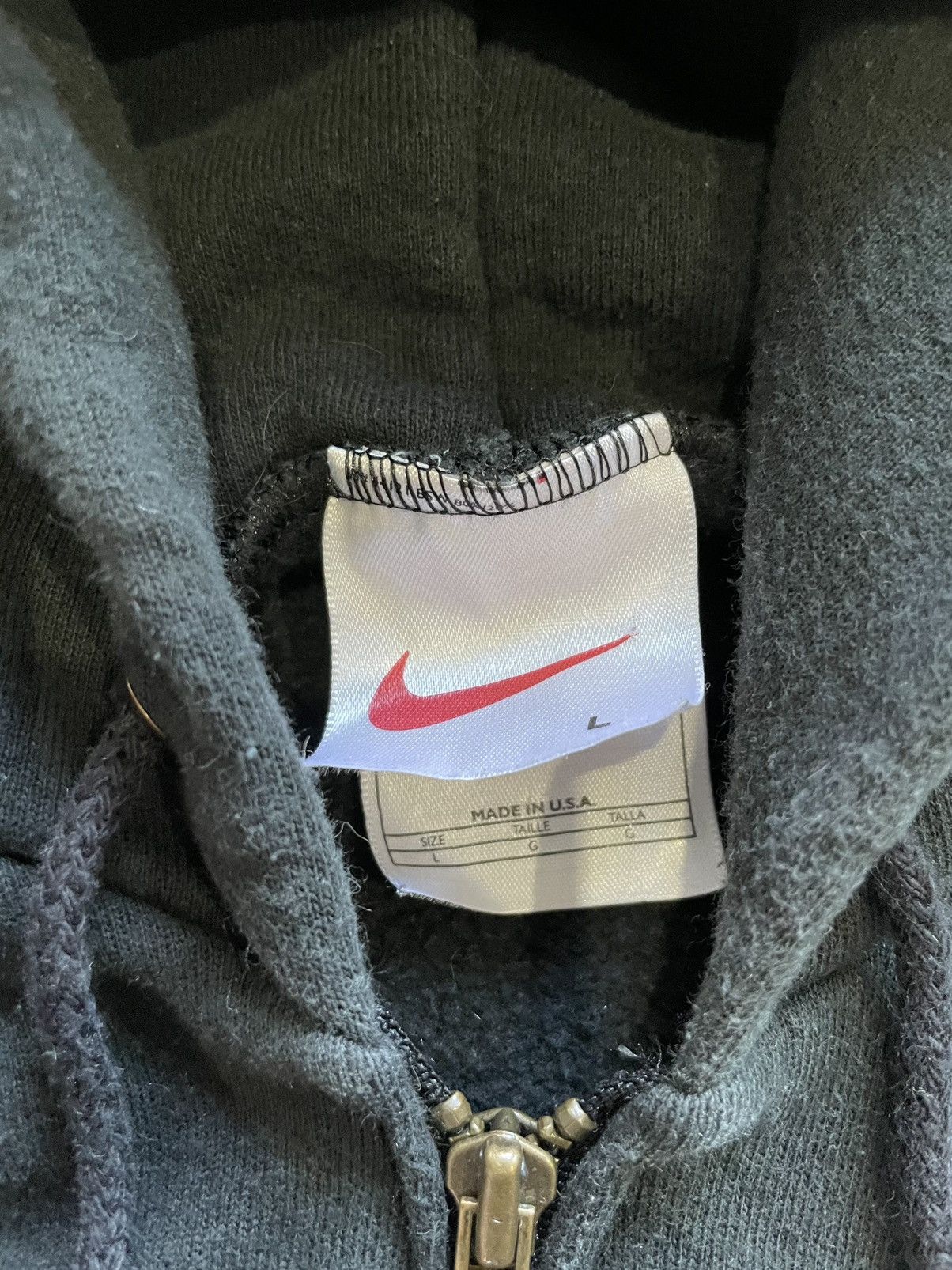 Nike Zip Hoodie Sweatshirt Mini Swoosh USA Size US L / EU 52-54 / 3 - 3 Thumbnail