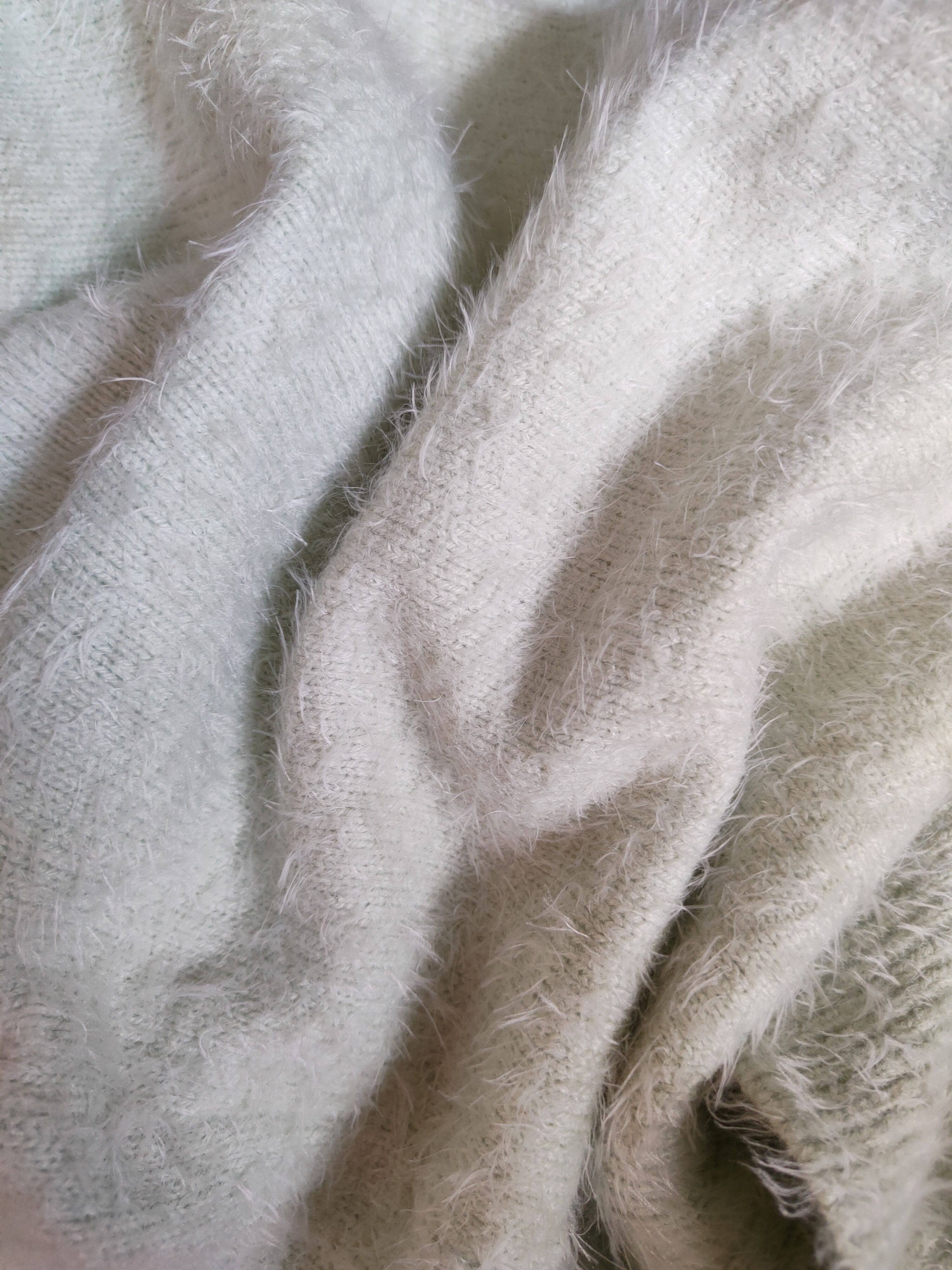 Homespun Knitwear × Japanese Brand DLS Earth Music & Ecology Shag Fur Mohair Knitwear #BB606 Size S / US 4 / IT 40 - 10 Thumbnail