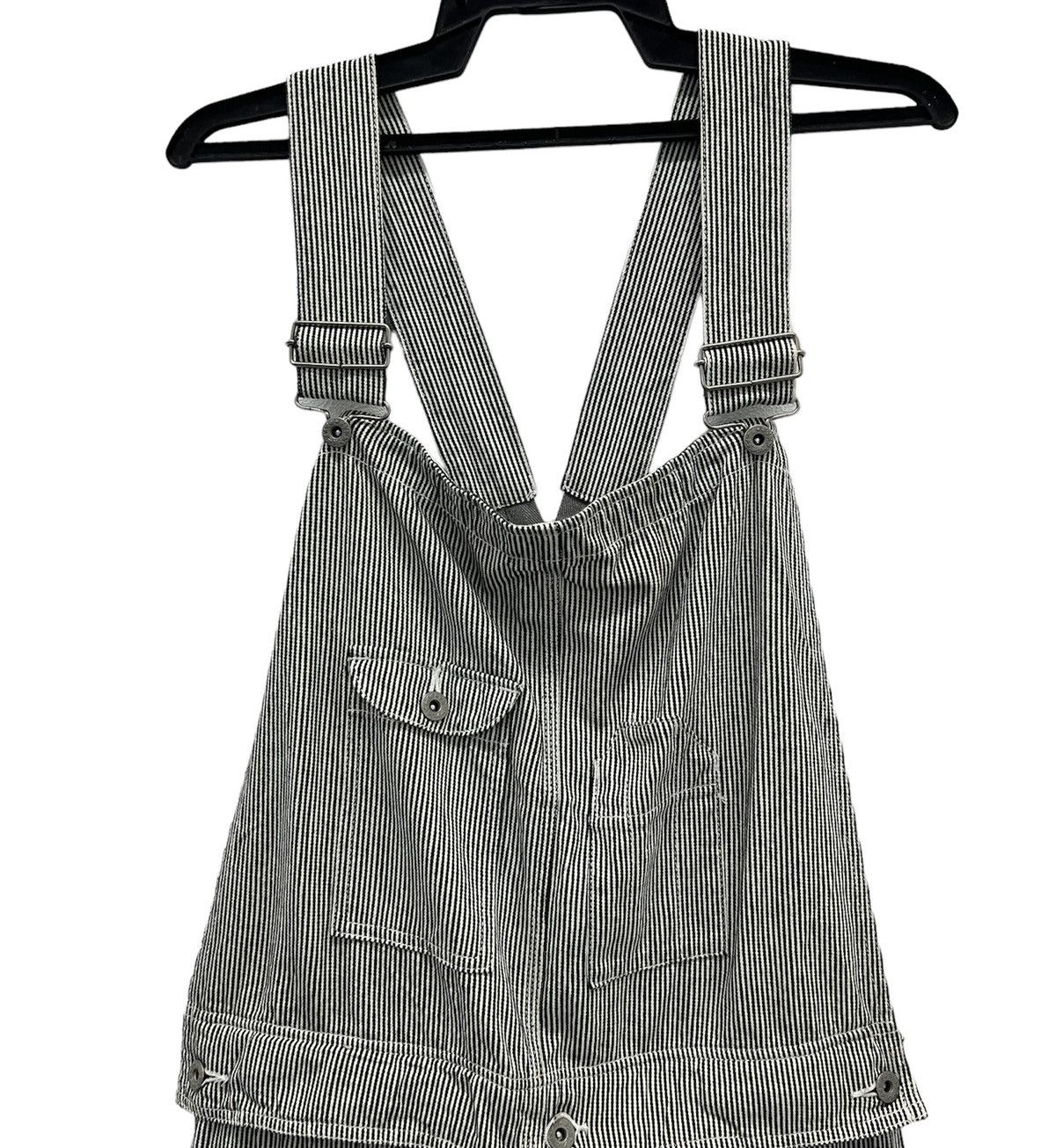 Japanese Brand × WHIZ LIMITED Whiz Limited x LUMP Co. Japanese Hickory Stripe Overalls Size US 36 / EU 52 - 3 Thumbnail