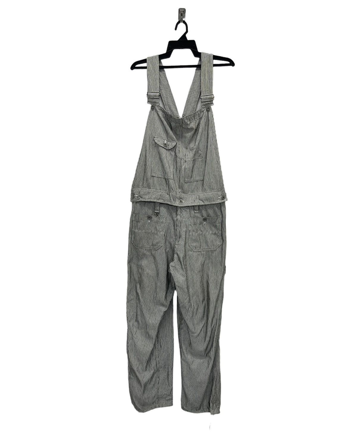Japanese Brand × WHIZ LIMITED Whiz Limited x LUMP Co. Japanese Hickory Stripe Overalls Size US 36 / EU 52 - 1 Thumbnail