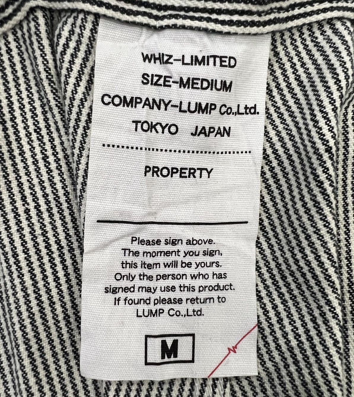 Japanese Brand × WHIZ LIMITED Whiz Limited x LUMP Co. Japanese Hickory Stripe Overalls Size US 36 / EU 52 - 13 Thumbnail
