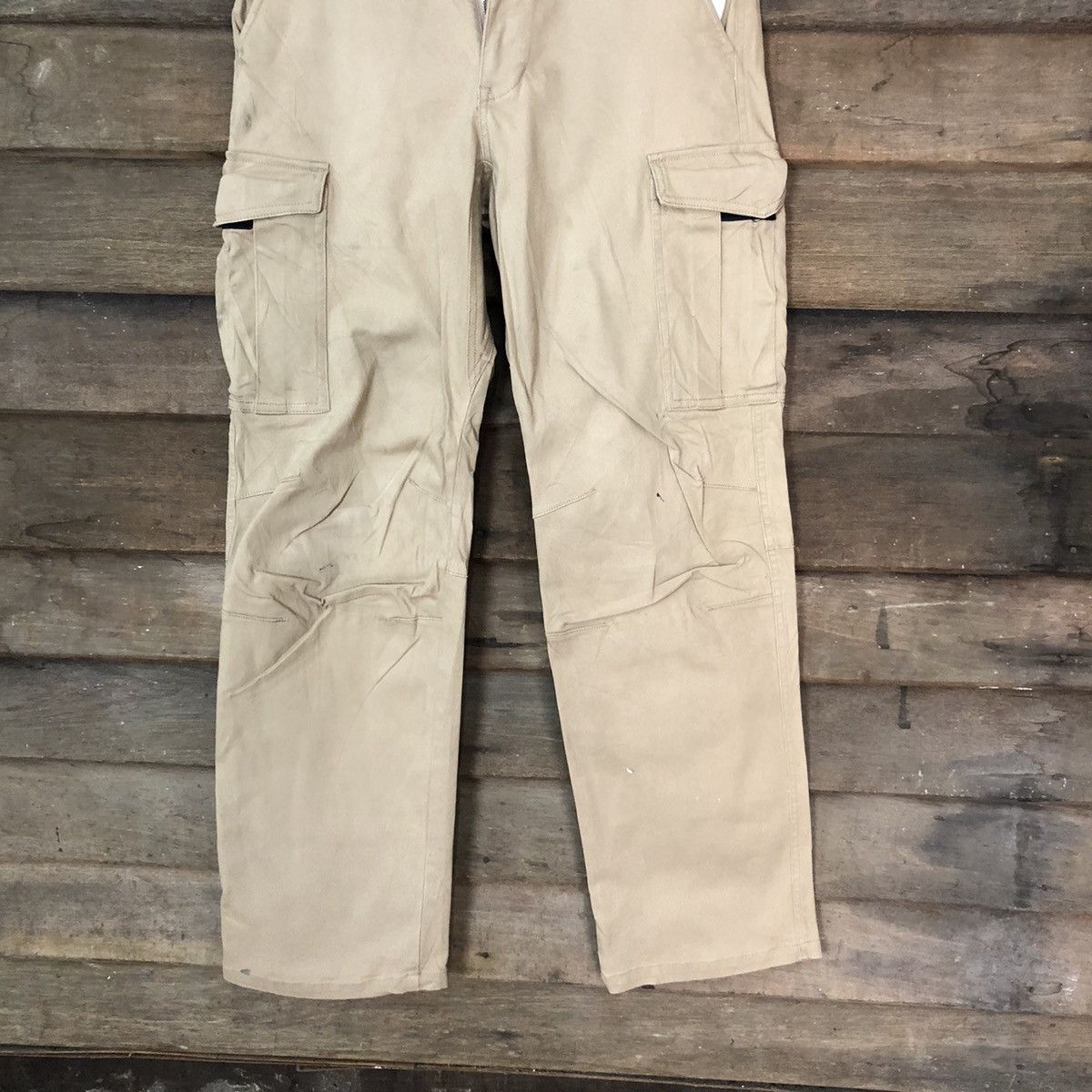 Japanese Brand Japanese Brand Brown utility vintage Cargo Pants #7104 Size US 29 - 3 Thumbnail