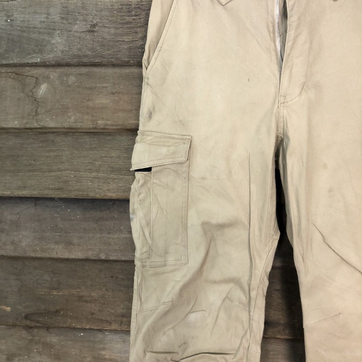 Japanese Brand Japanese Brand Brown utility vintage Cargo Pants #7104 Size US 29 - 6 Thumbnail
