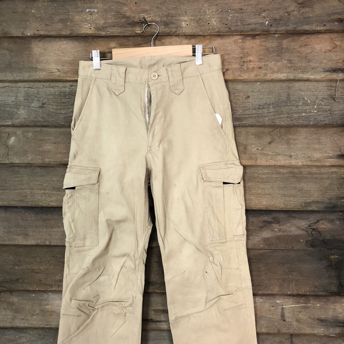 Japanese Brand Japanese Brand Brown utility vintage Cargo Pants #7104 Size US 29 - 2 Thumbnail
