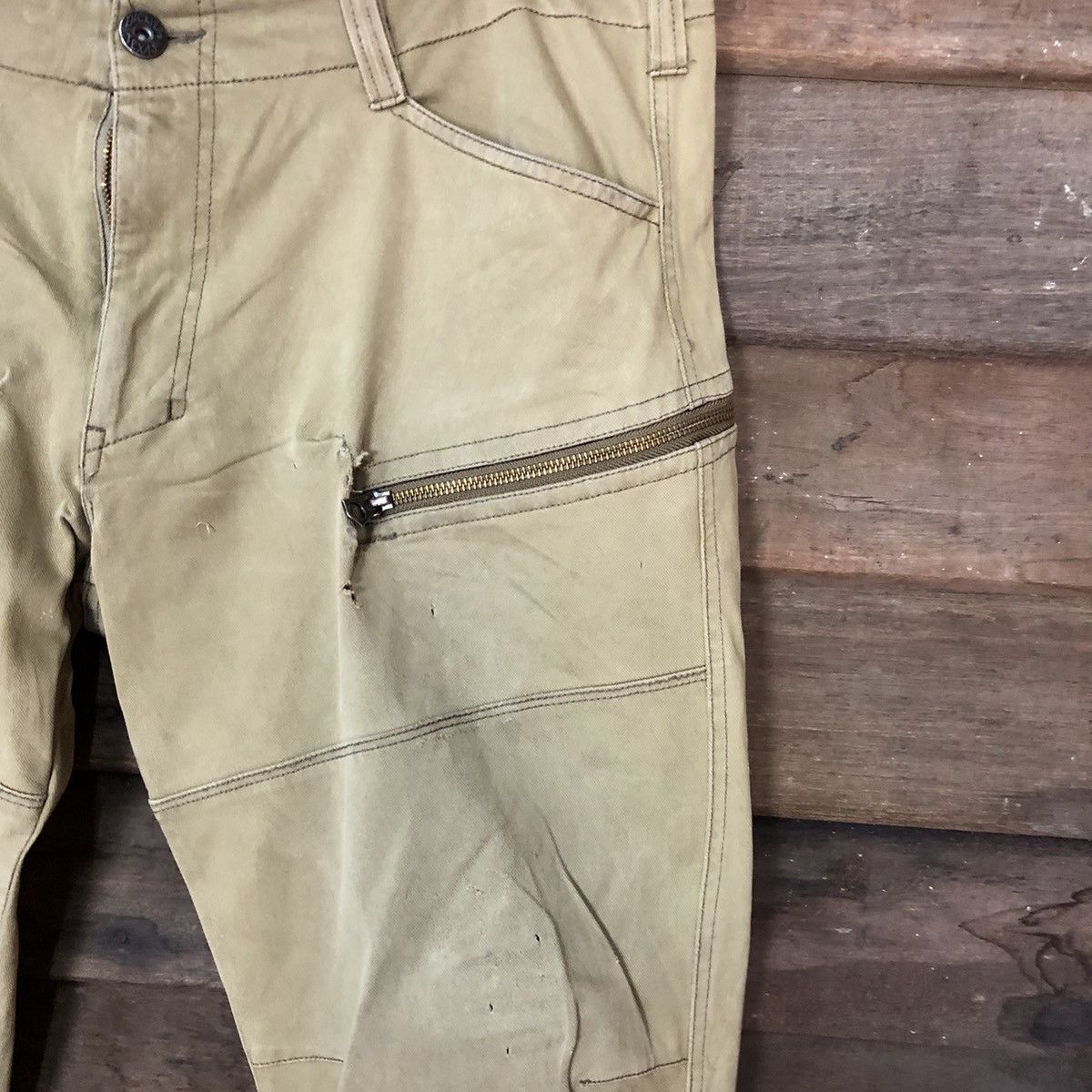 Dickies Dickies thrashed vintage distressed cargo Green Pants #7098 Size US 36 / EU 52 - 7 Thumbnail