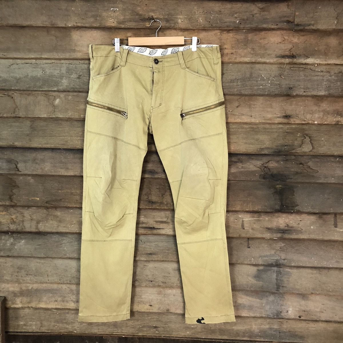 Dickies Dickies thrashed vintage distressed cargo Green Pants #7098 Size US 36 / EU 52 - 1 Thumbnail
