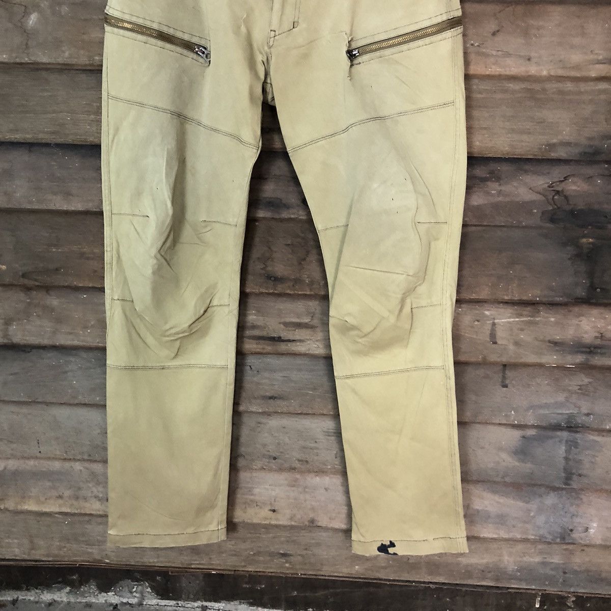 Dickies Dickies thrashed vintage distressed cargo Green Pants #7098 Size US 36 / EU 52 - 3 Thumbnail