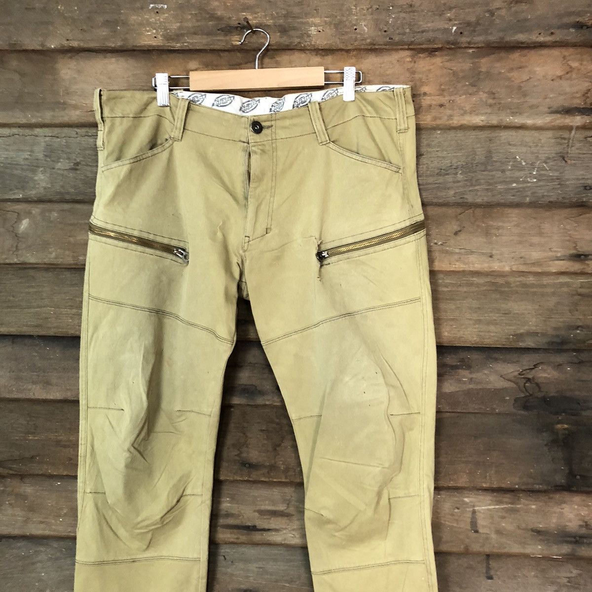 Dickies Dickies thrashed vintage distressed cargo Green Pants #7098 Size US 36 / EU 52 - 2 Thumbnail
