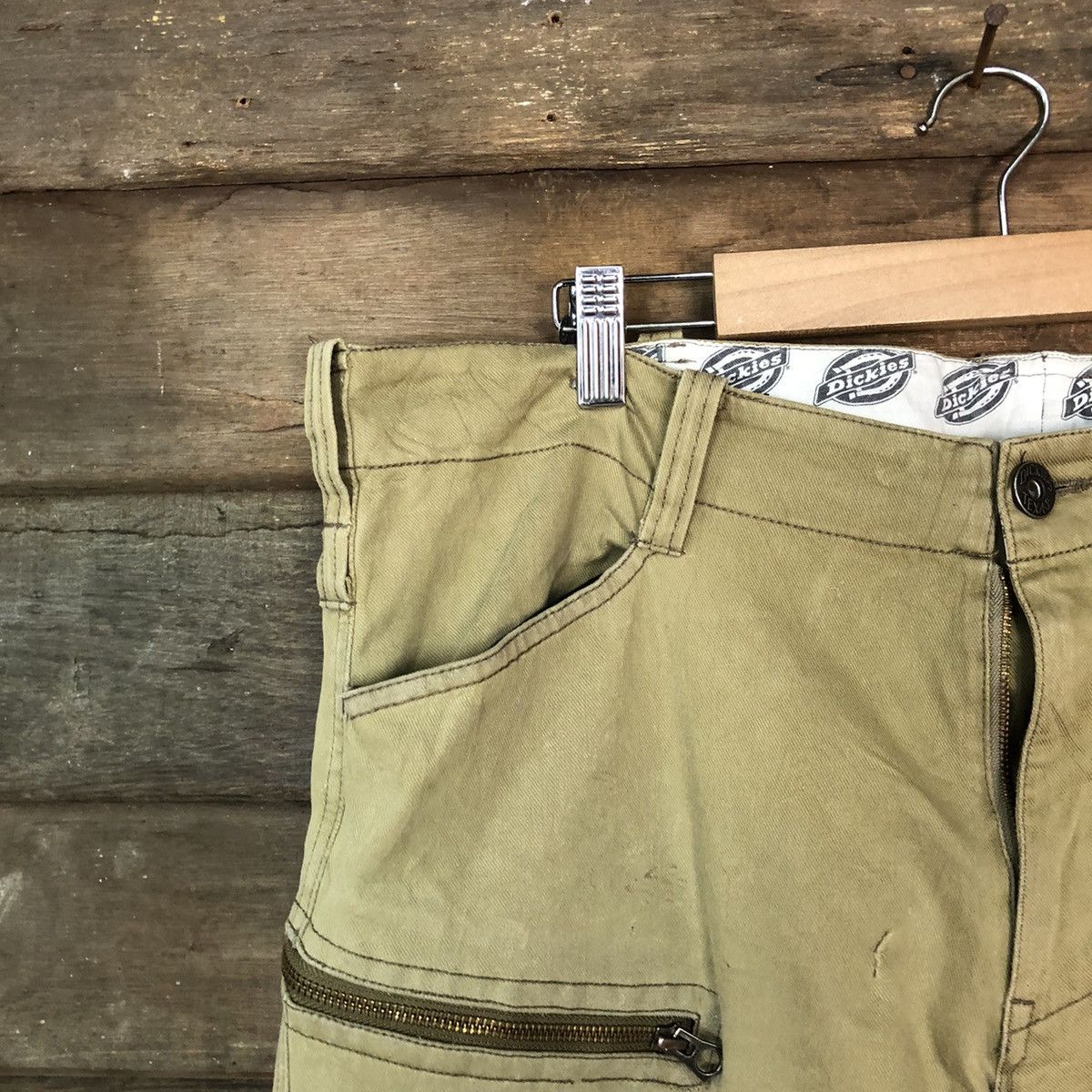 Dickies Dickies thrashed vintage distressed cargo Green Pants #7098 Size US 36 / EU 52 - 4 Thumbnail